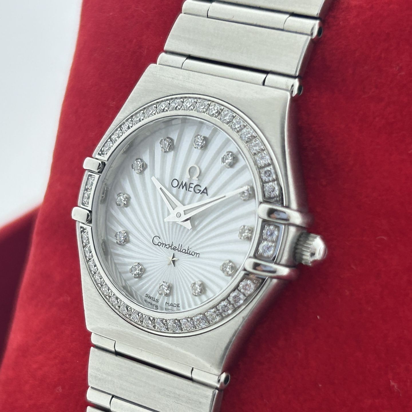 Omega Constellation Quartz 111.15.26.60.55.001 (2009) - Parelmoer wijzerplaat 26mm Staal (8/8)