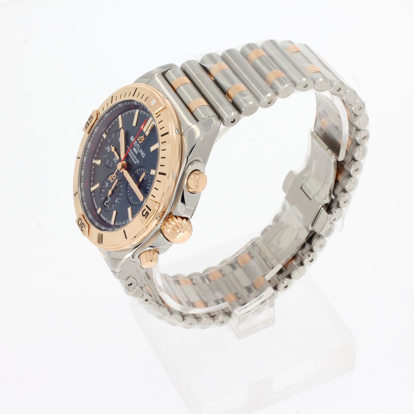 Breitling Chronomat 42 UB0134101C1U1 (2024) - Blue dial 42 mm Gold/Steel case (2/4)