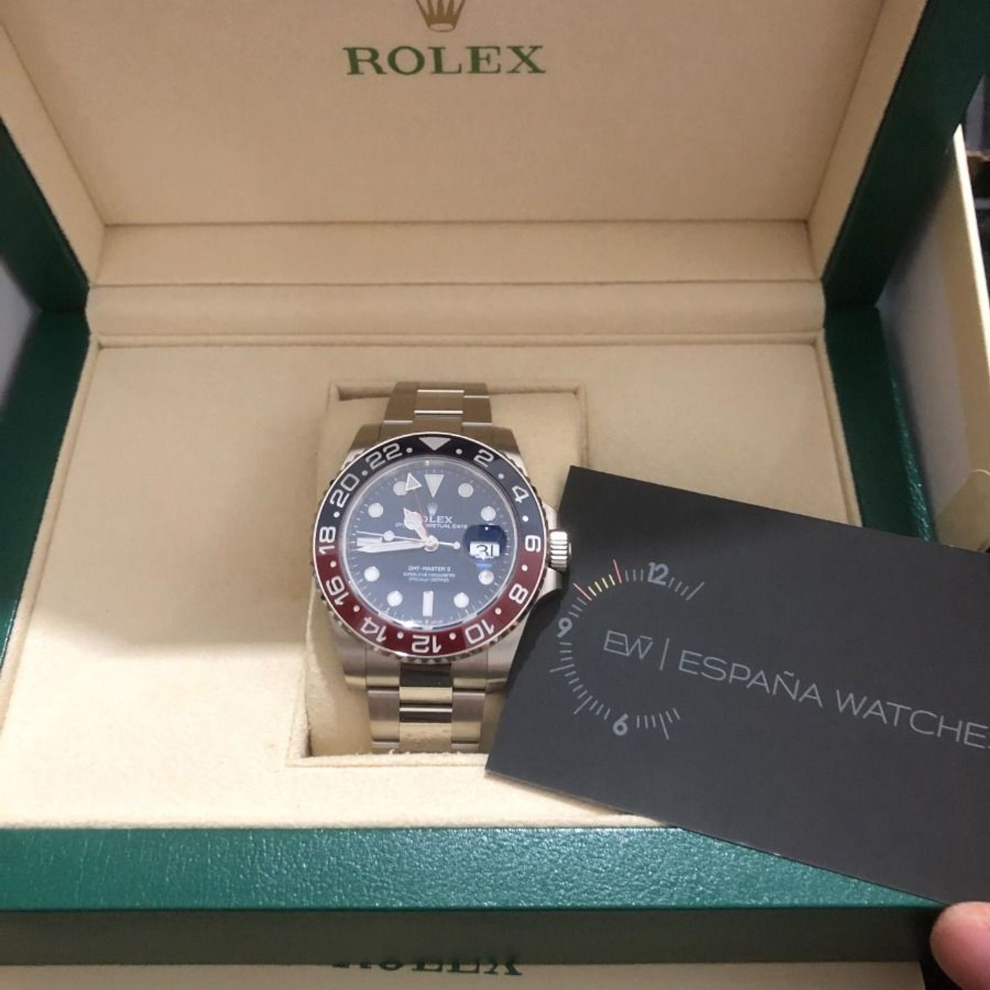 Rolex GMT-Master II 126719BLRO (2021) - Blauw wijzerplaat 40mm Witgoud (3/8)