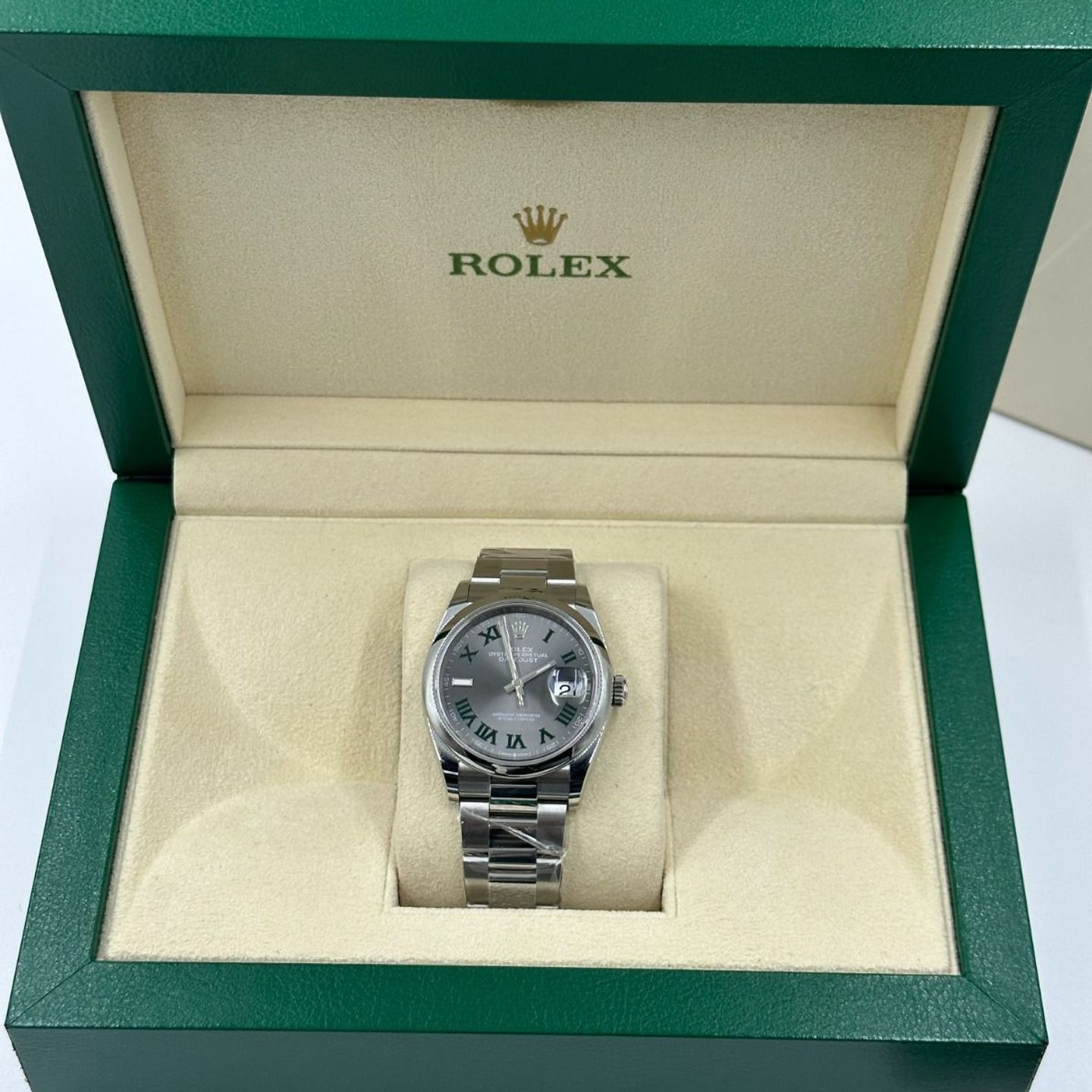 Rolex Datejust 36 126200 (2024) - Grijs wijzerplaat 36mm Staal (4/8)