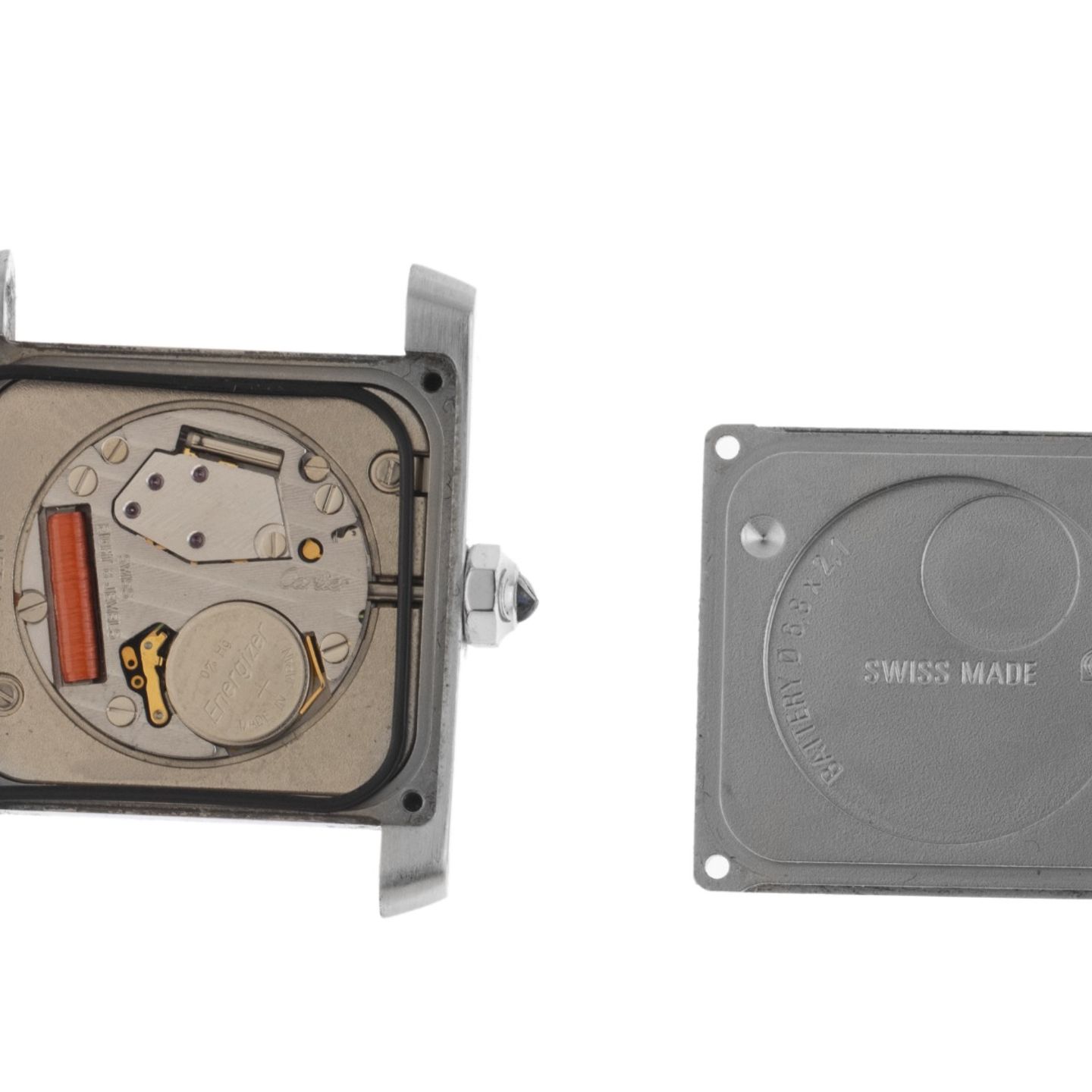 Cartier Tank Française 2465 (2007) - White dial 25 mm Steel case (8/8)