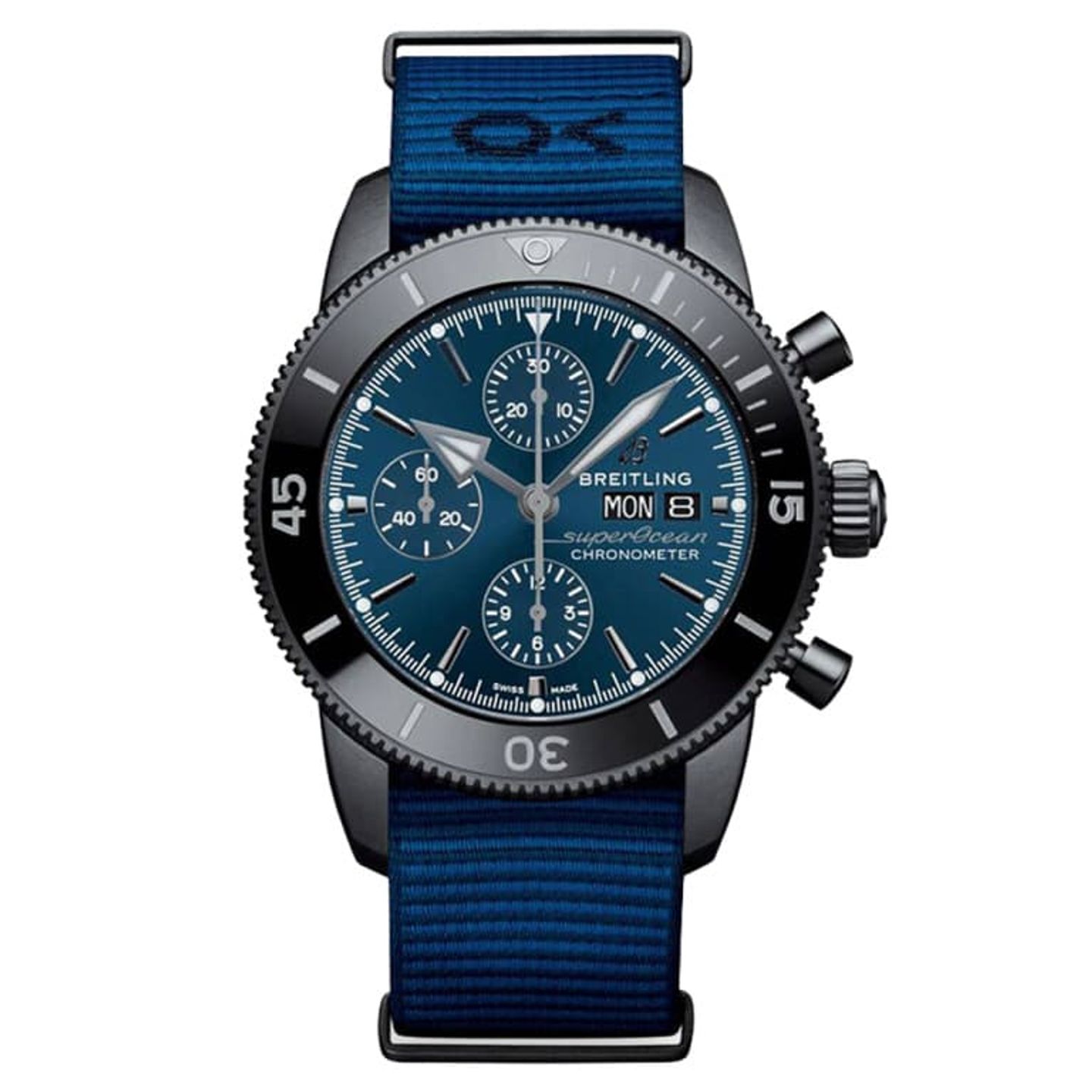 Breitling Superocean Heritage II Chronograph M133132A1C1W1 (2025) - Blue dial 44 mm Steel case (1/1)