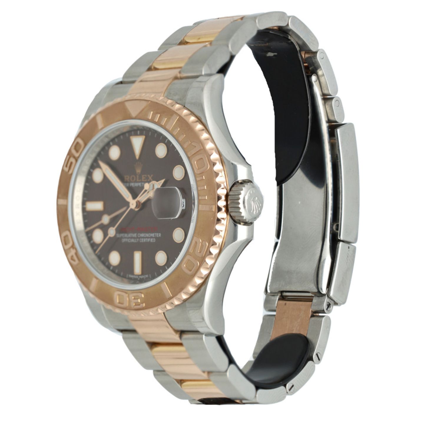 Rolex Yacht-Master 40 116621 (2018) - Brown dial 40 mm Gold/Steel case (3/6)