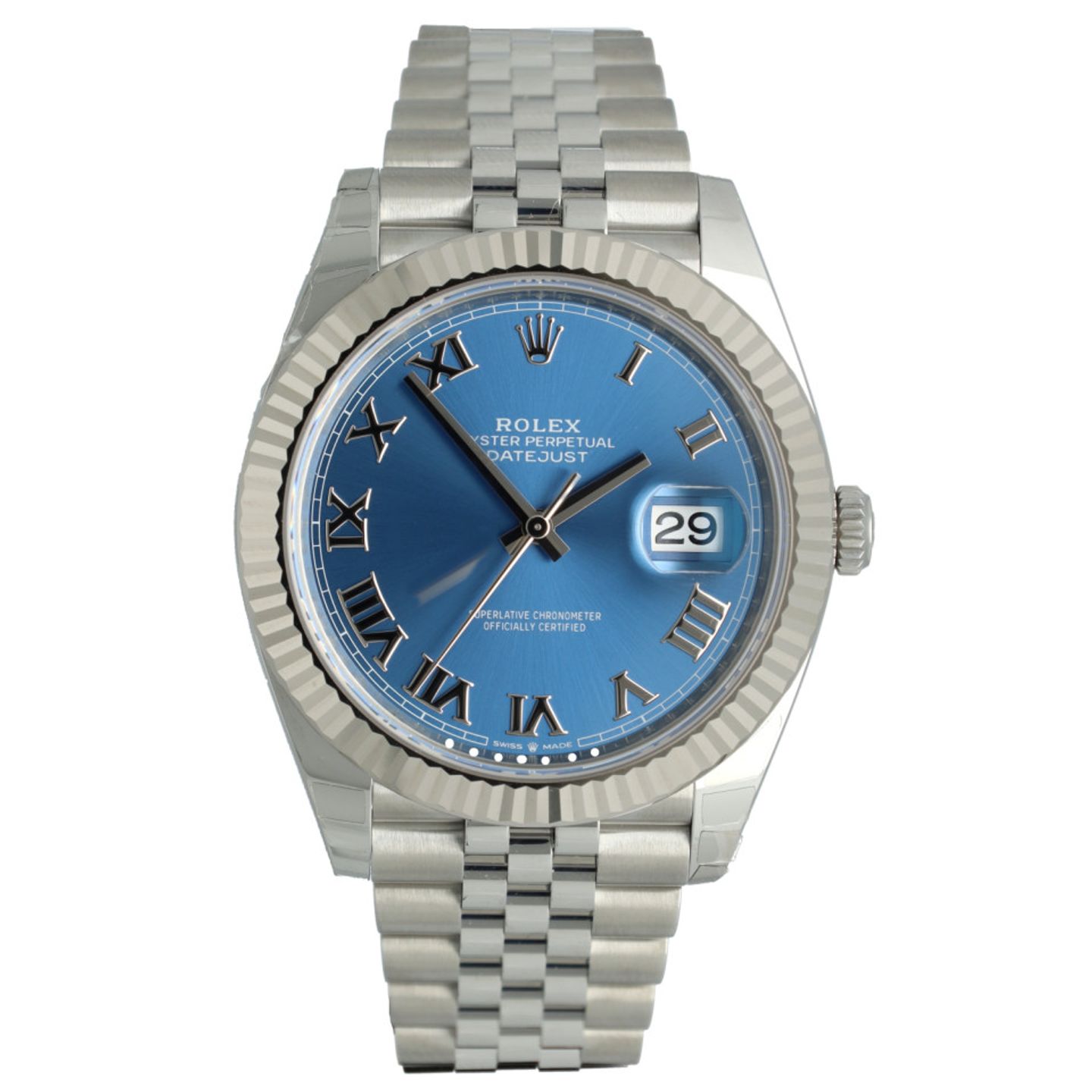 Rolex Datejust 41 126334 (2026) - Blue dial 41 mm Steel case (2/7)