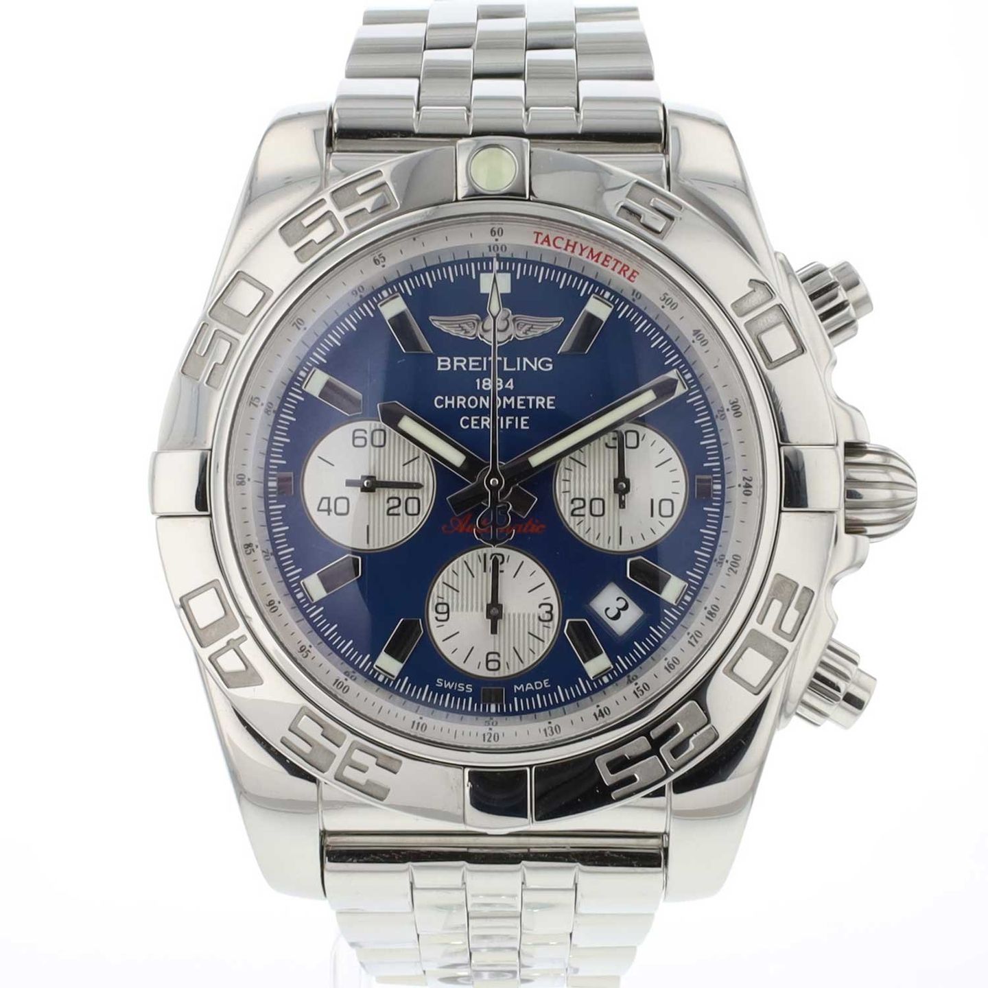 Breitling Chronomat 44 AB0110 (Unknown (random serial)) - 44 mm Steel case (1/3)