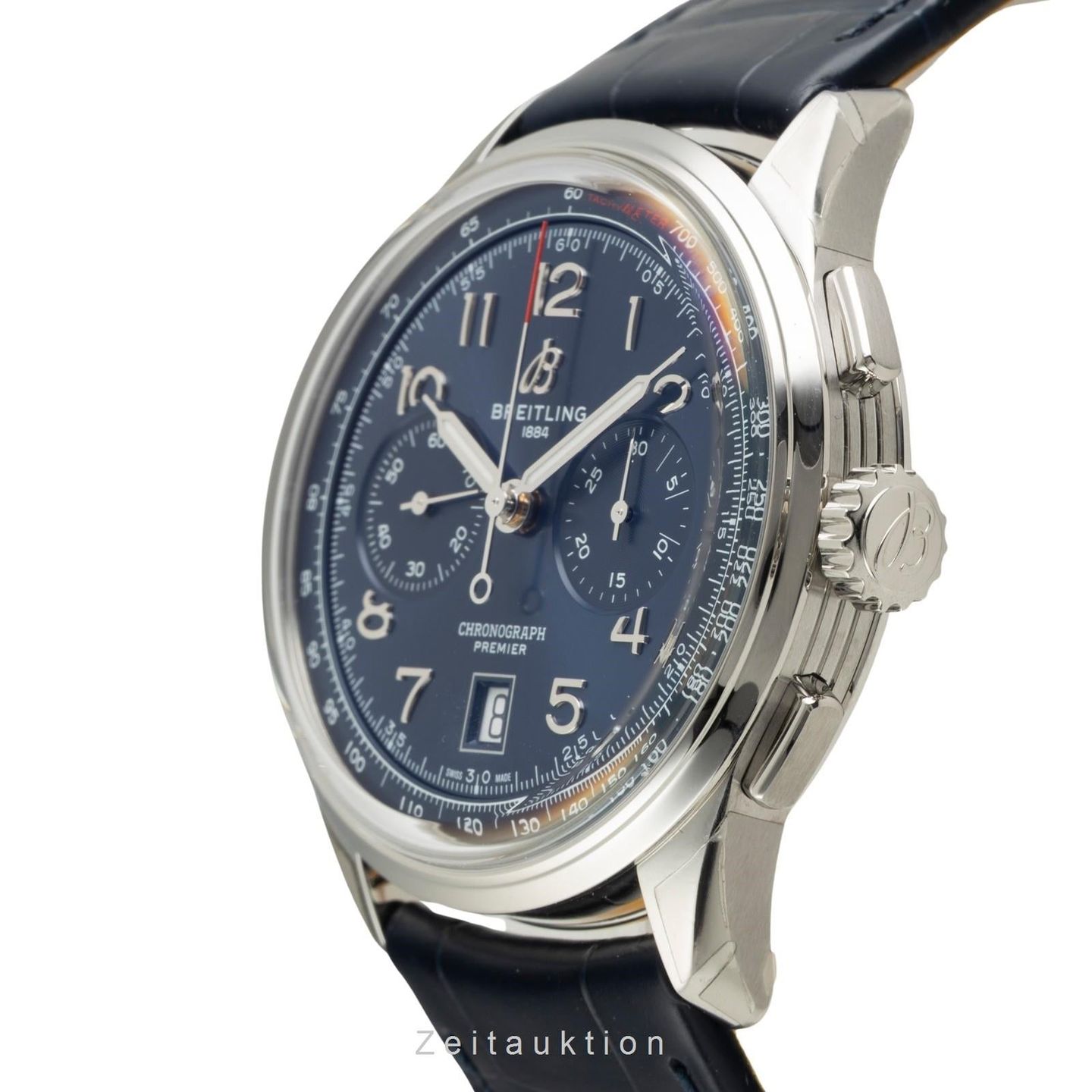 Breitling Premier AB0145171C1P2 (Unknown (random serial)) - Blue dial 42 mm Steel case (5/8)