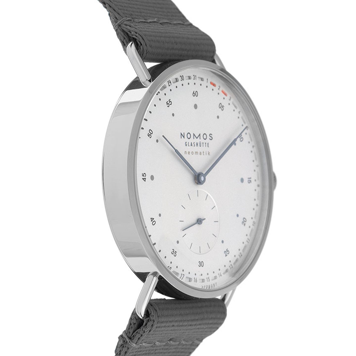 NOMOS Metro Neomatik 1165 (2025) - Wit wijzerplaat 41mm Staal (5/7)