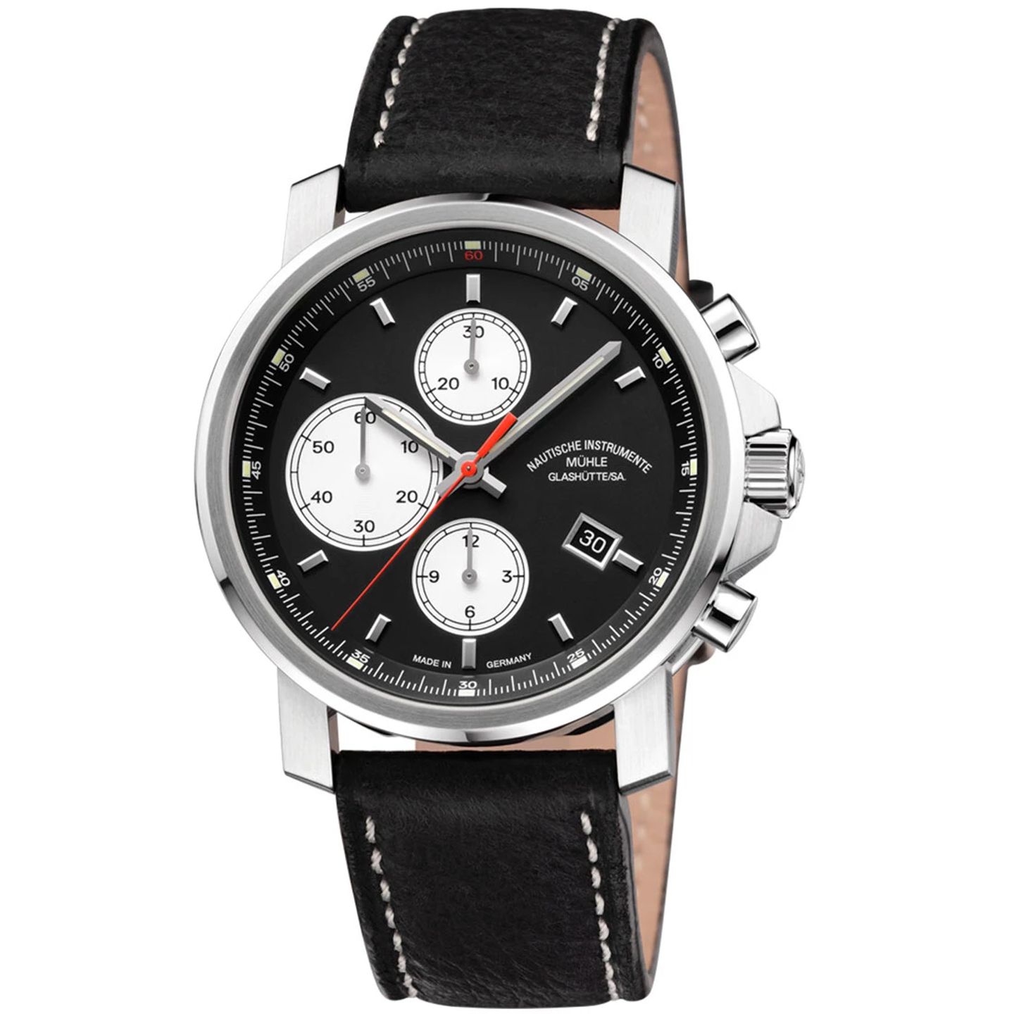 Mühle Glashütte 29er Chronograph M1-25-43-LB (2024) - Black dial 42 mm Steel case (3/3)