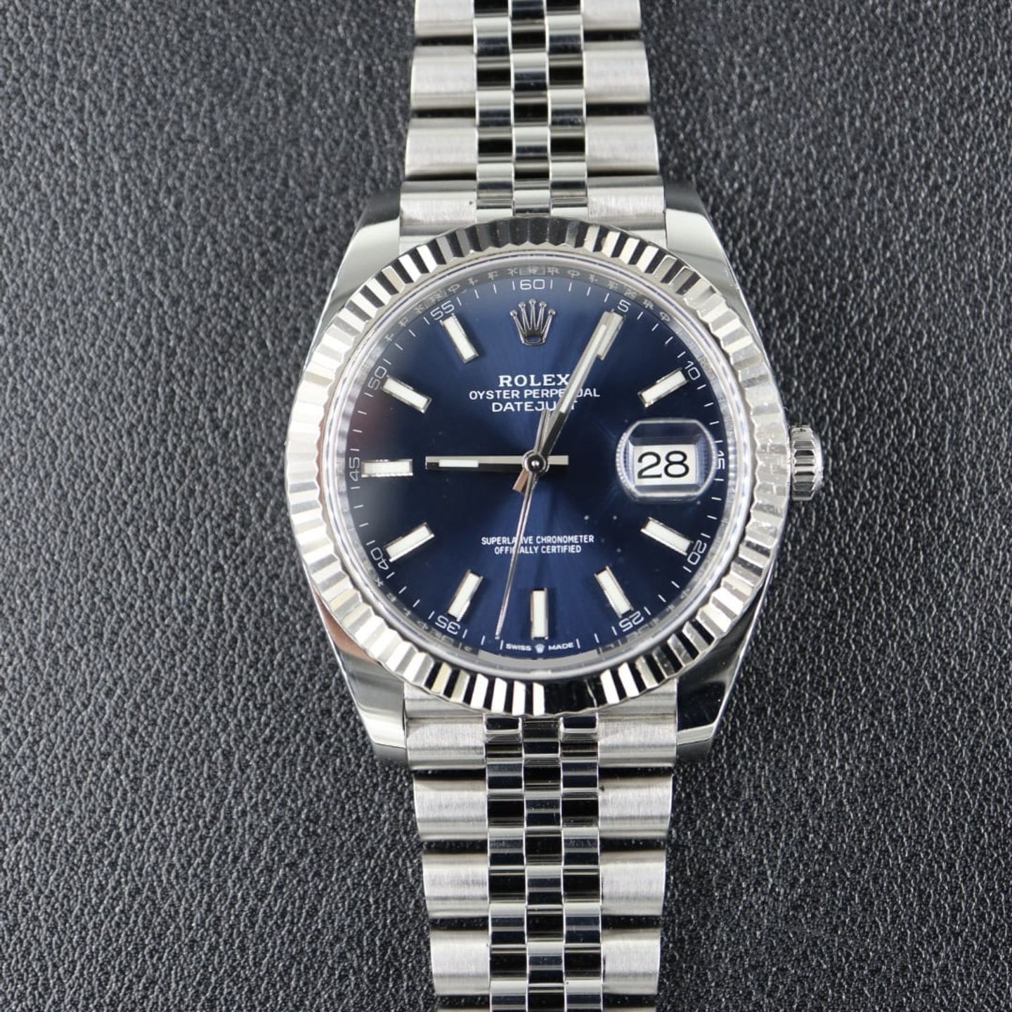 Rolex Datejust 41 126334 (2021) - Blauw wijzerplaat 41mm Staal (1/5)