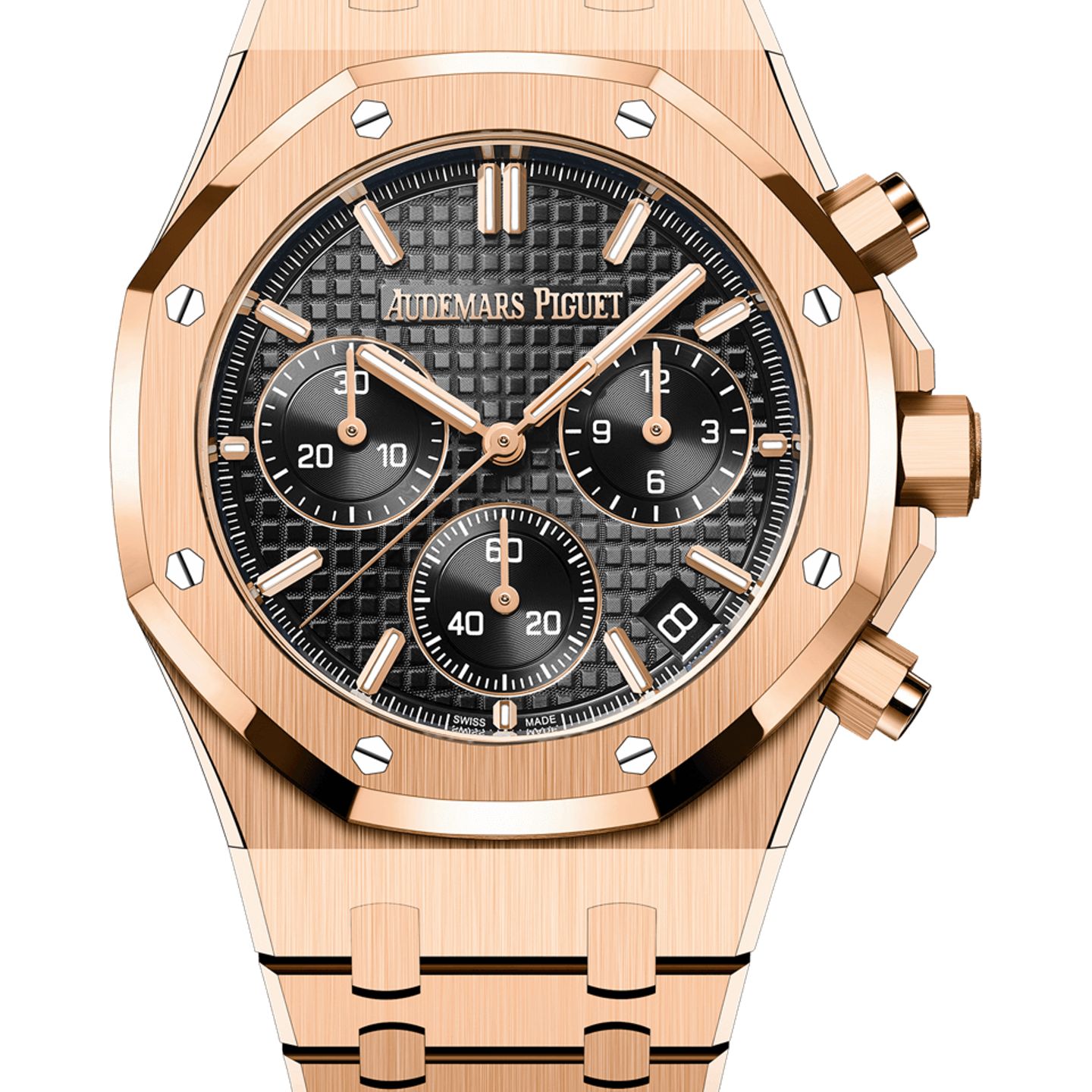 Audemars Piguet Royal Oak Chronograph 26240OR.OO.1320OR.06 (2025) - Black dial 41 mm Rose Gold case (1/1)