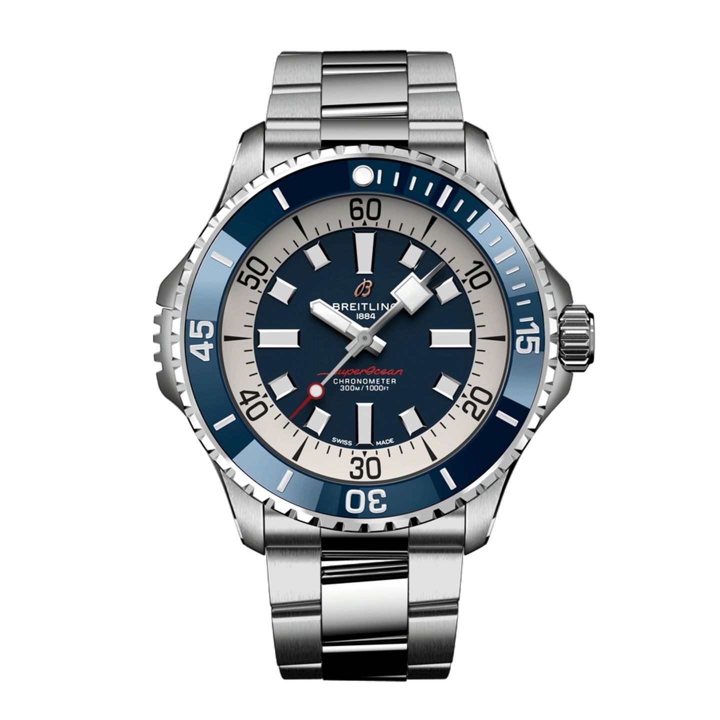 Breitling Superocean 46 A17378E71C1A1 (2023) - Blue dial 46 mm Steel case (1/1)