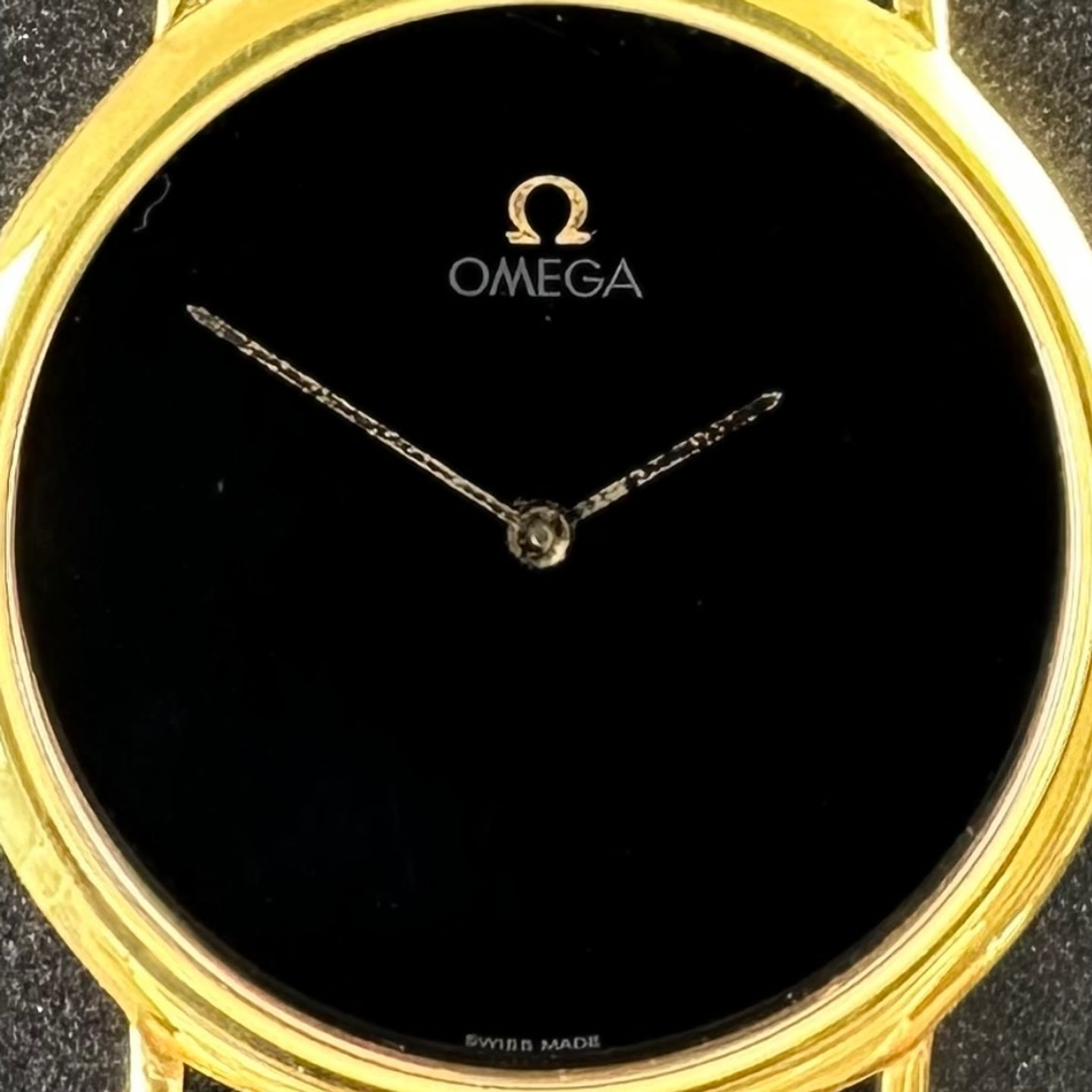 Omega De Ville 195.0075.2 (1986) - Black dial 32 mm Gold/Steel case (8/8)