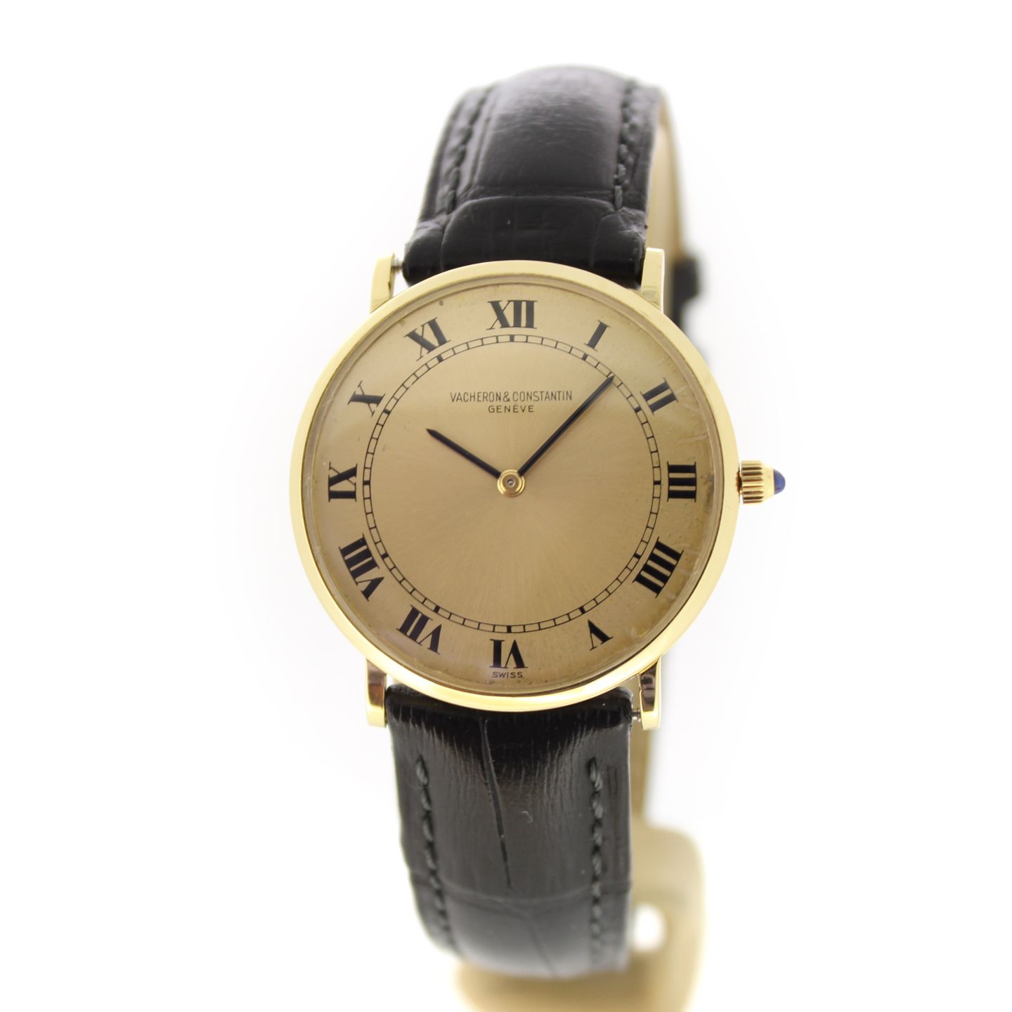 Vacheron Constantin Vintage 6714 (Unknown (random serial)) - Gold dial 30 mm Yellow Gold case (3/7)