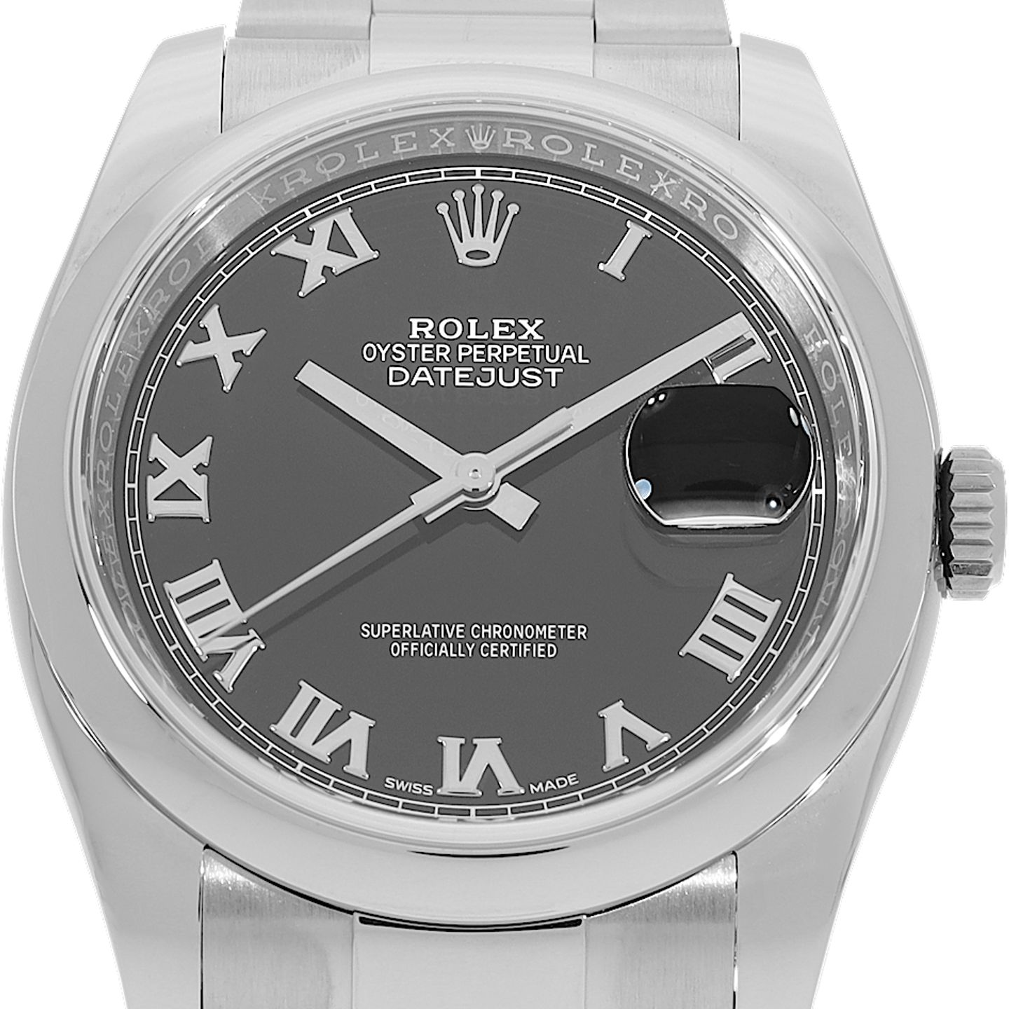 Rolex Datejust 36 116200 (2018) - Black dial 36 mm Steel case (1/5)