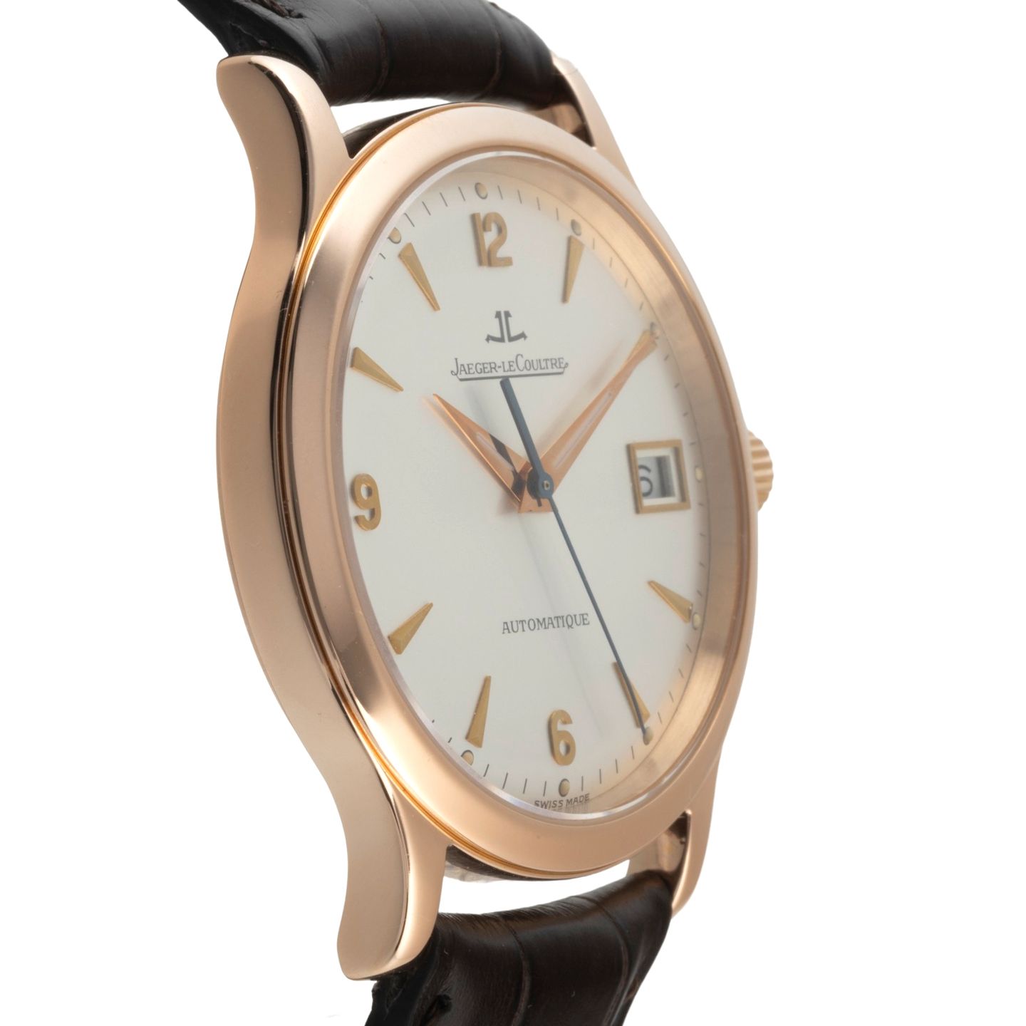 Jaeger-LeCoultre Master Control Date 140.2.89 (1993) - Silver dial 37 mm Red Gold case (7/8)