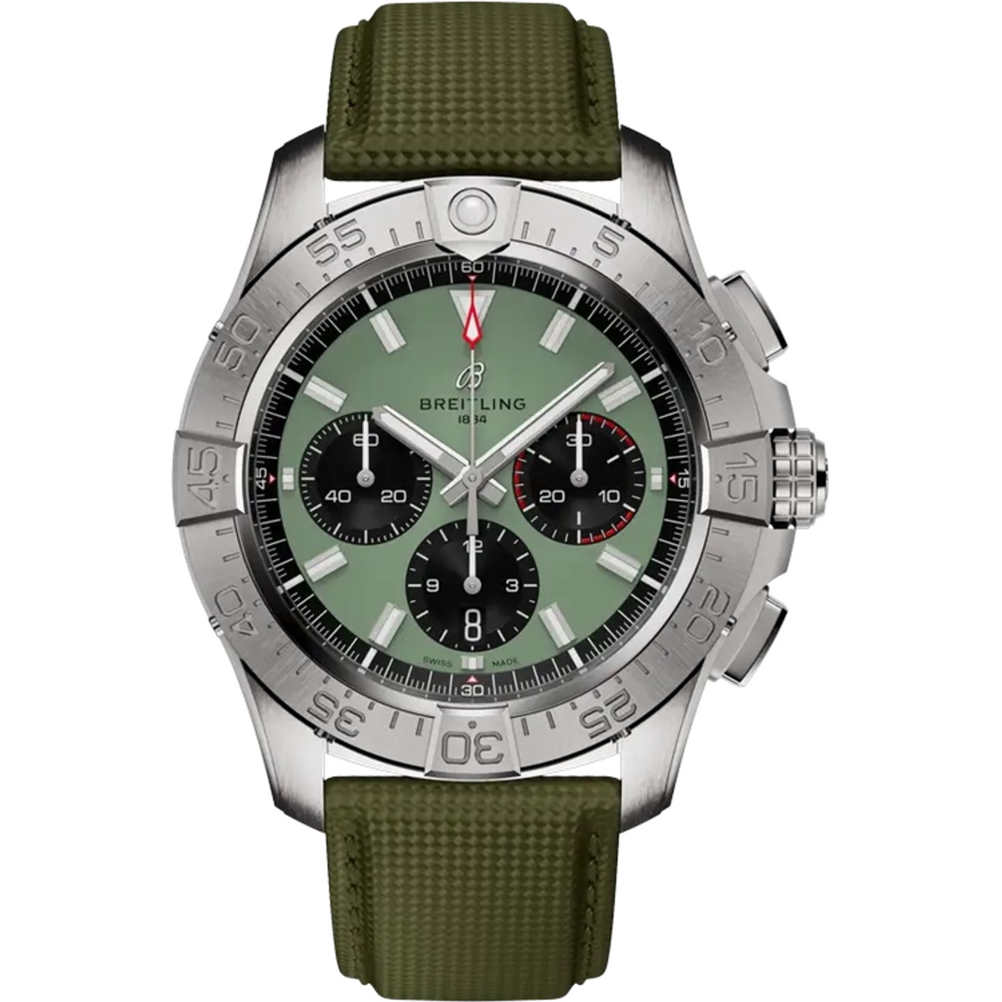Breitling Avenger AB0147101L1X1 (2023) - Green dial 44 mm Steel case (1/1)