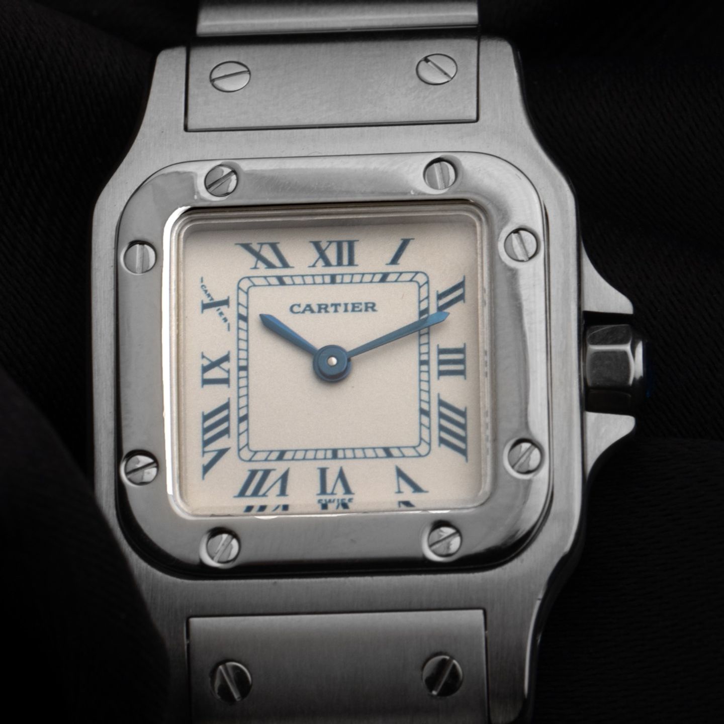 Cartier Santos Galbée 1565 (2004) - 24 mm Steel case (3/8)