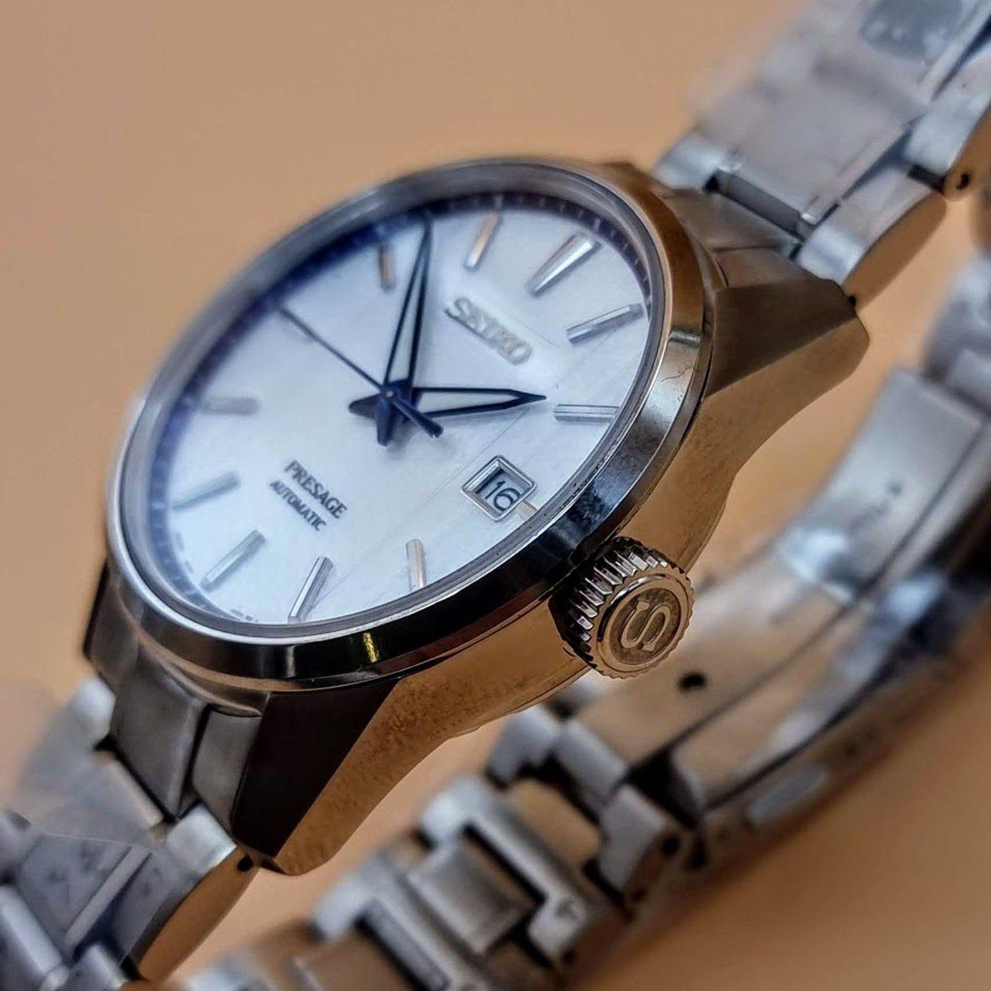 Seiko Presage SPB277J1 (2025) - Wit wijzerplaat 39mm Staal (3/8)