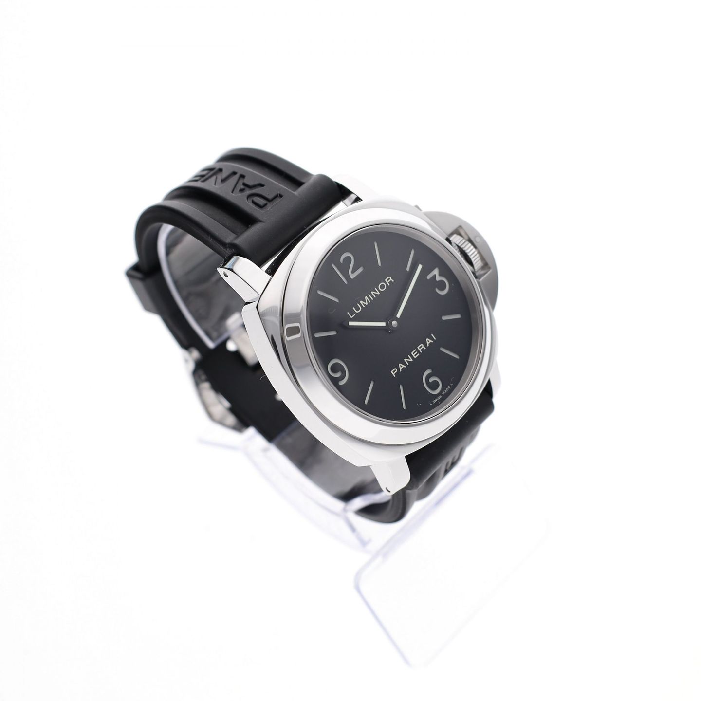 Panerai Luminor Base PAM00112 (2007) - Black dial 44 mm Steel case (3/8)
