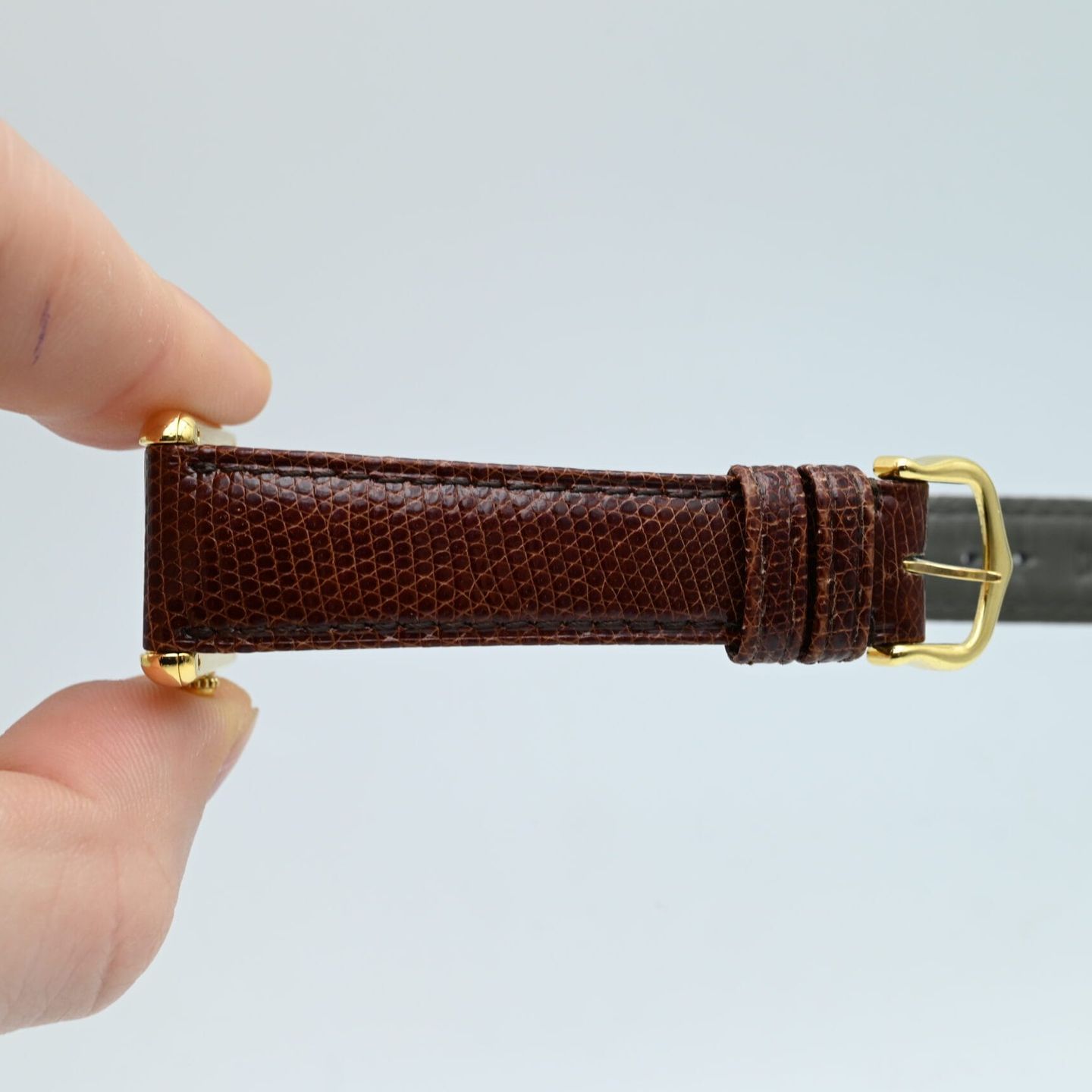 Cartier Tank Vermeil 590005 (Unknown (random serial)) - White dial 23 mm Silver case (7/7)