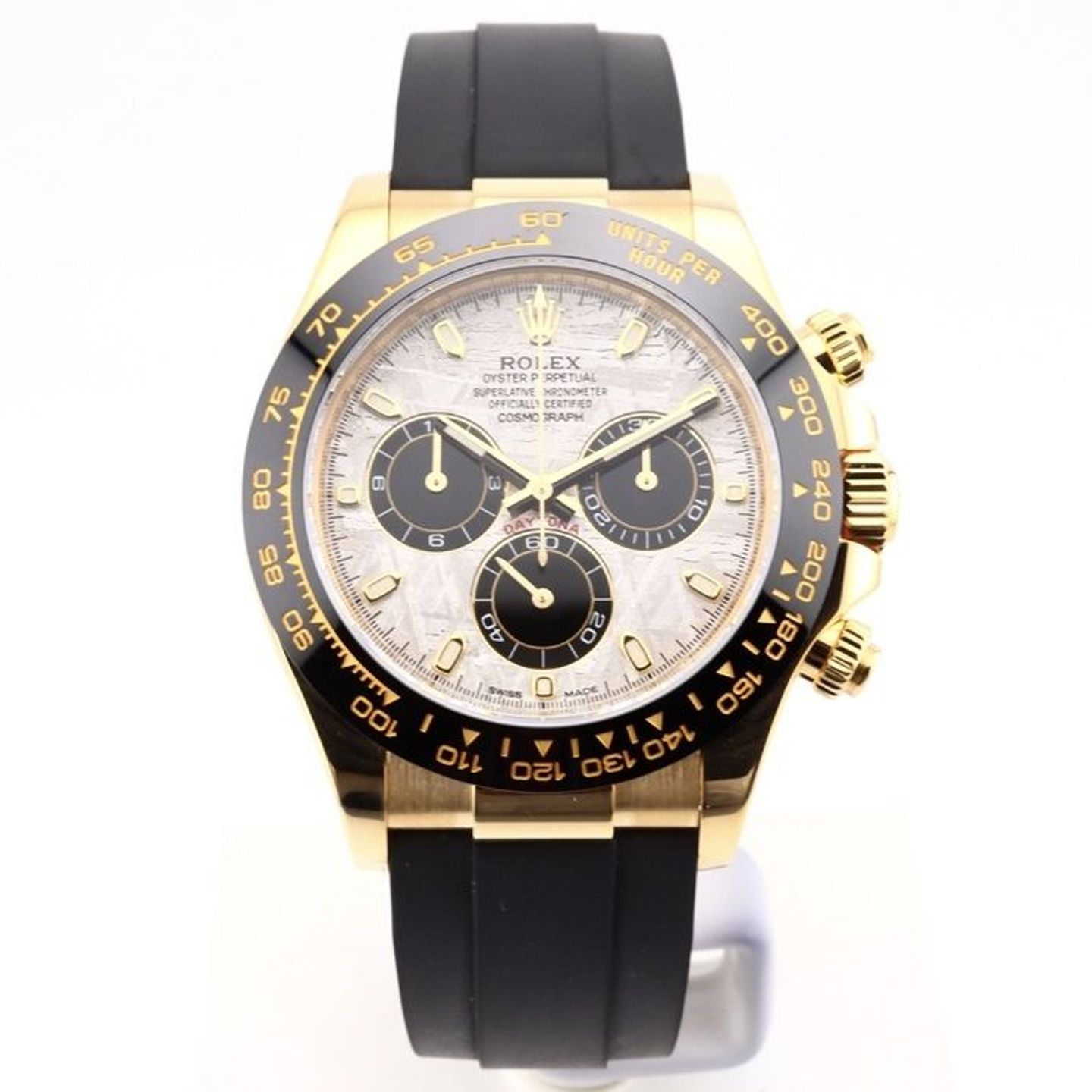 Rolex Daytona 116518LN (2021) - Grijs wijzerplaat 40mm Geelgoud (1/1)