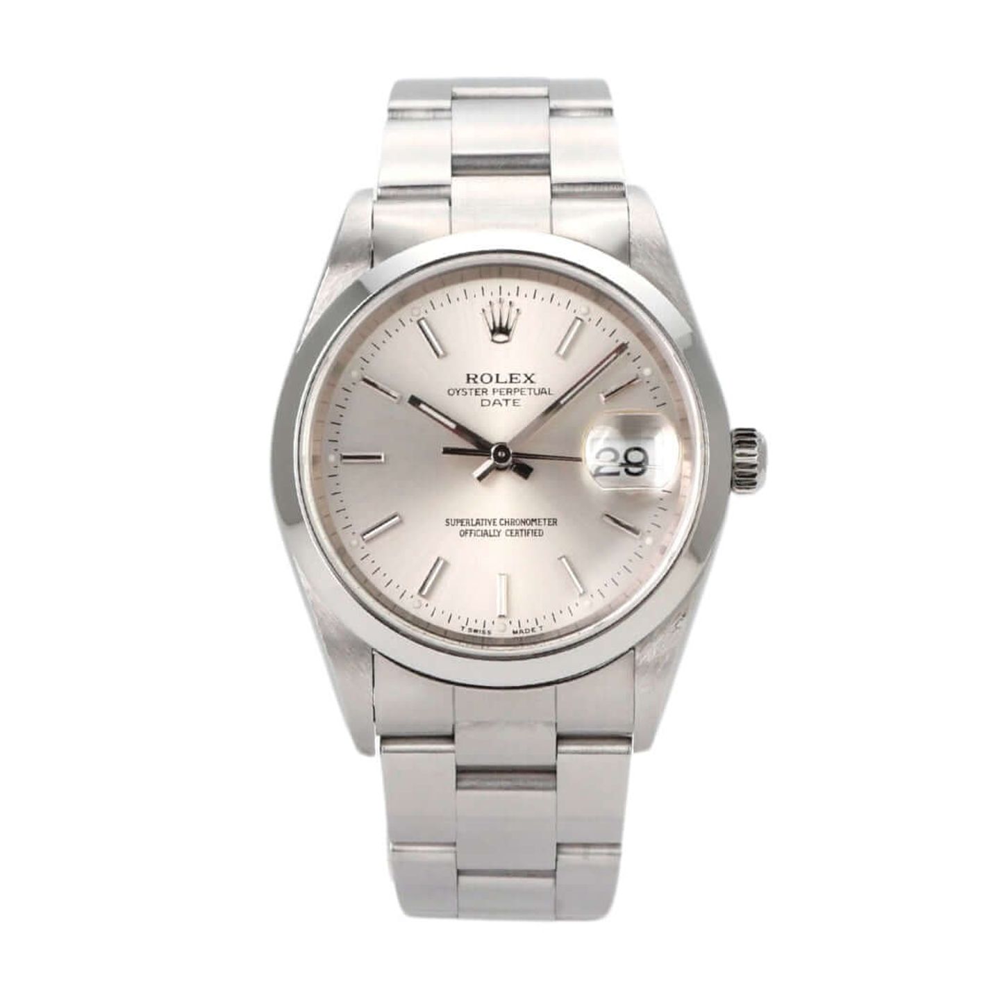 Rolex Oyster Perpetual Date 15200 (2000) - 34 mm Steel case (2/8)