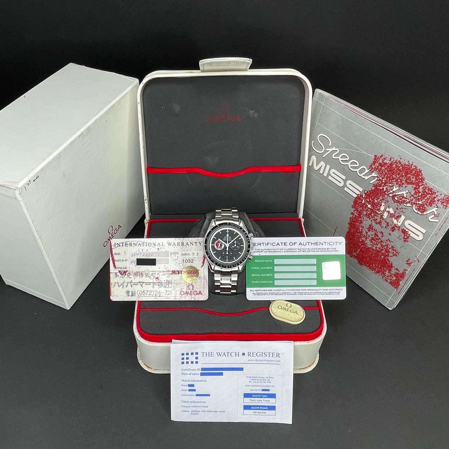 Omega Speedmaster Professional Moonwatch 3597.22.00 (2002) - Black dial 42 mm Steel case (3/8)