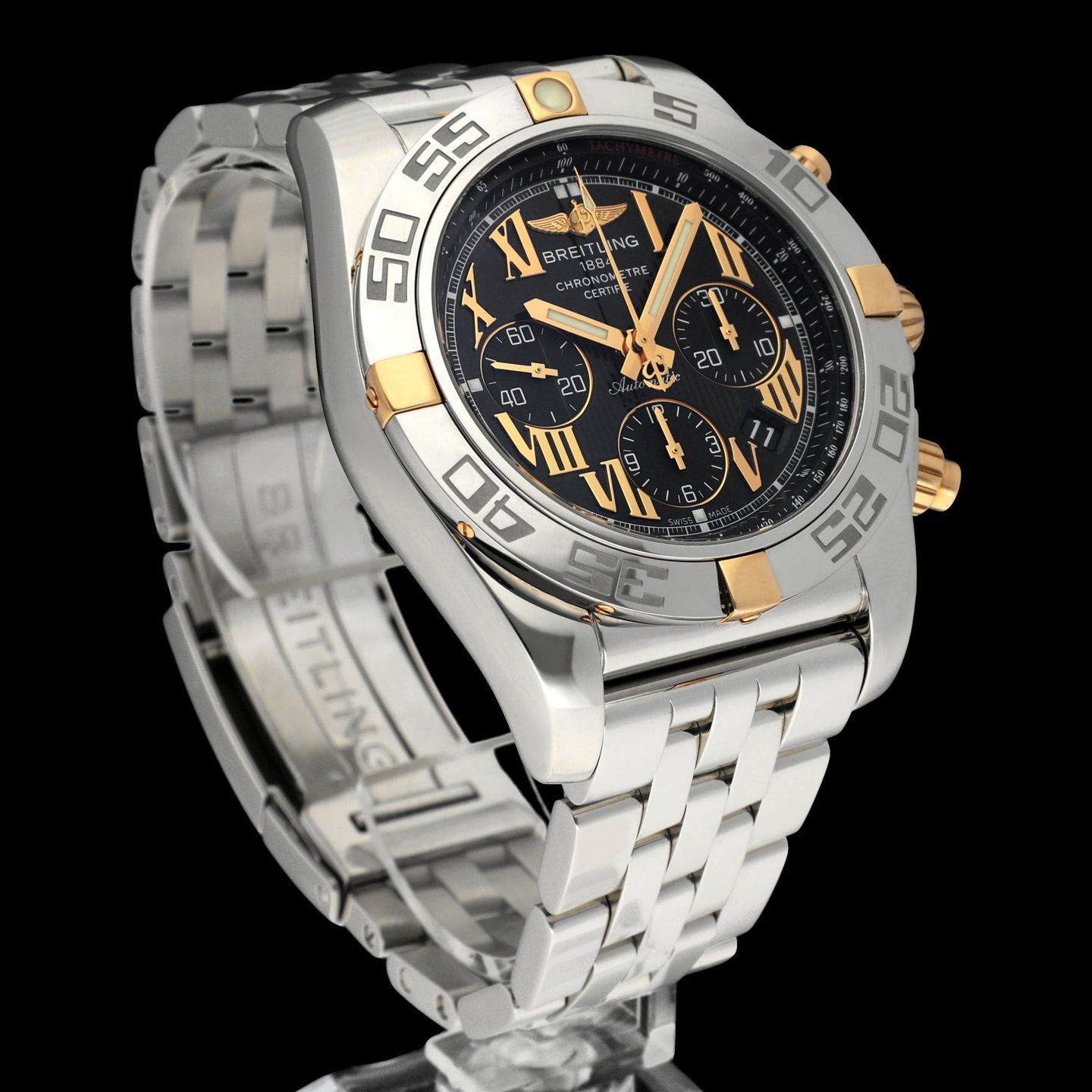 Breitling Chronomat 44 IB0110 (2020) - Black dial 44 mm Steel case (4/8)