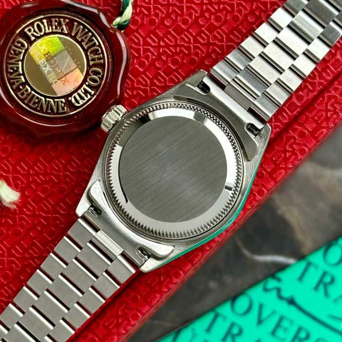 Rolex Lady-Datejust 69179 (1990) - Silver dial 26 mm White Gold case (8/8)