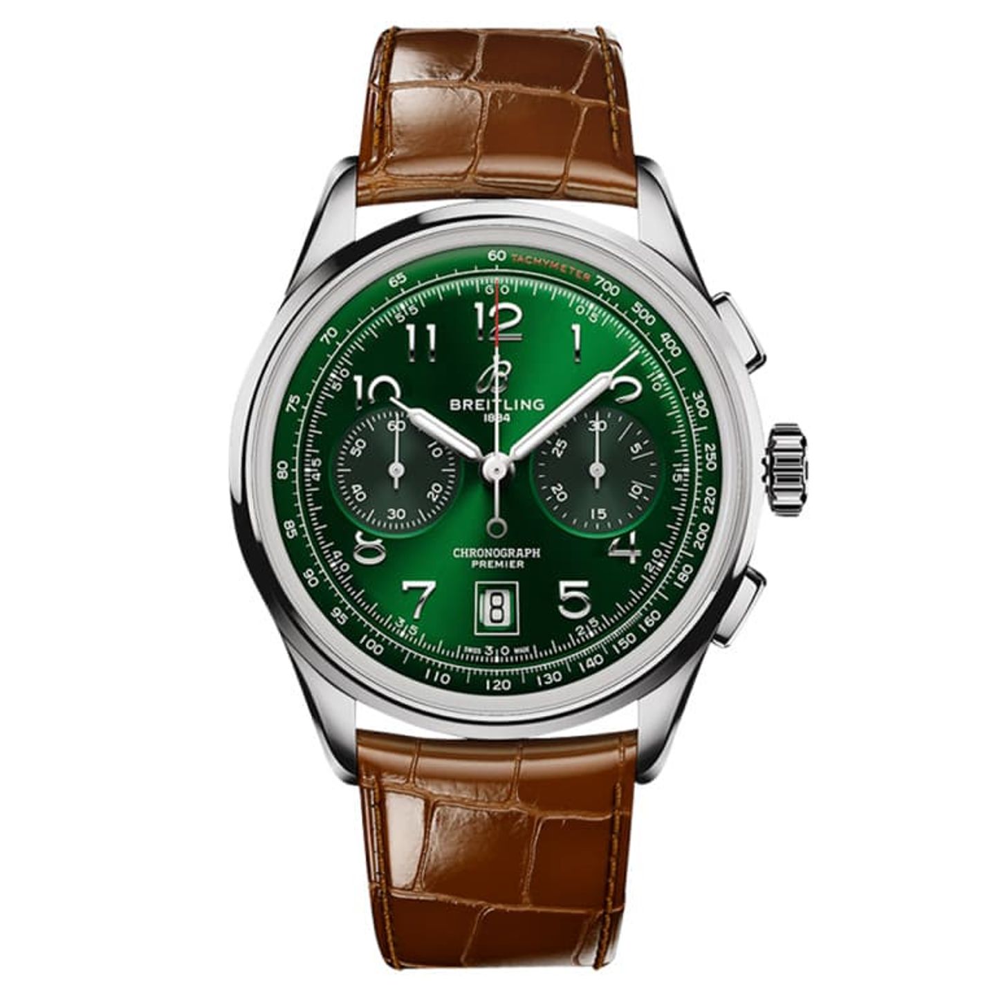 Breitling Premier AB0145371L1P1 (2025) - Green dial 42 mm Steel case (1/1)