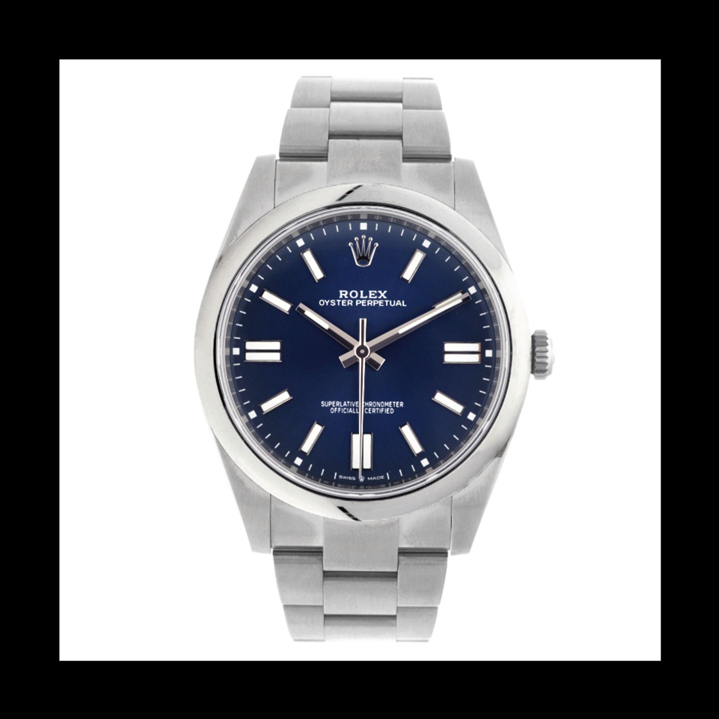 Rolex Oyster Perpetual 41 124300 (2020) - Blue dial 41 mm Steel case (1/6)