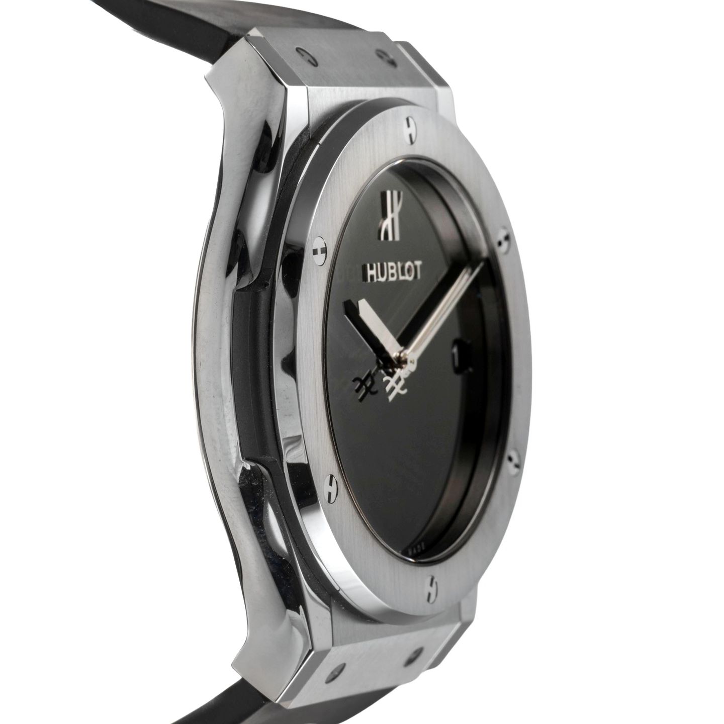 Hublot Classic Fusion 511.NX.1270.RX.MDM40 (Unknown (random serial)) - Black dial 45 mm Titanium case (7/8)