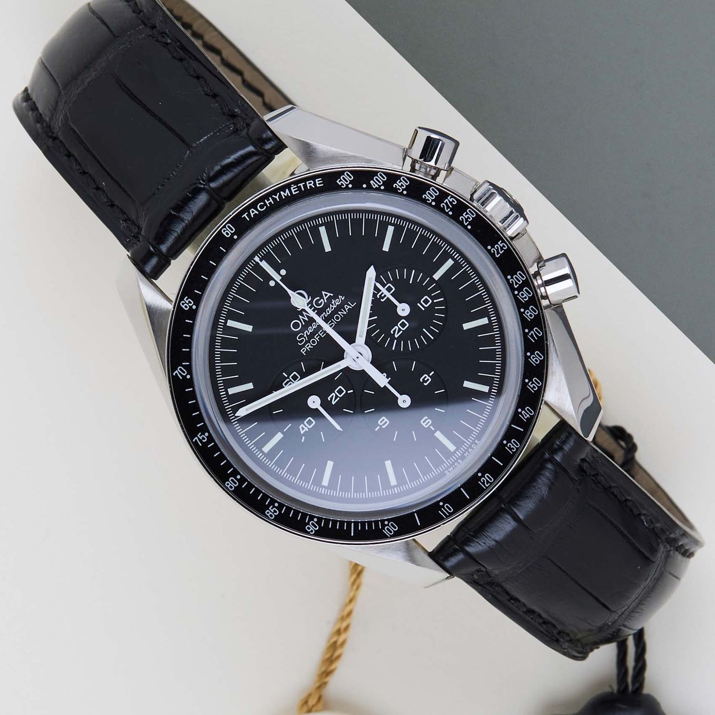 Omega Speedmaster Professional Moonwatch 311.33.42.30.01.002 (2020) - Zwart wijzerplaat 42mm Staal (1/8)