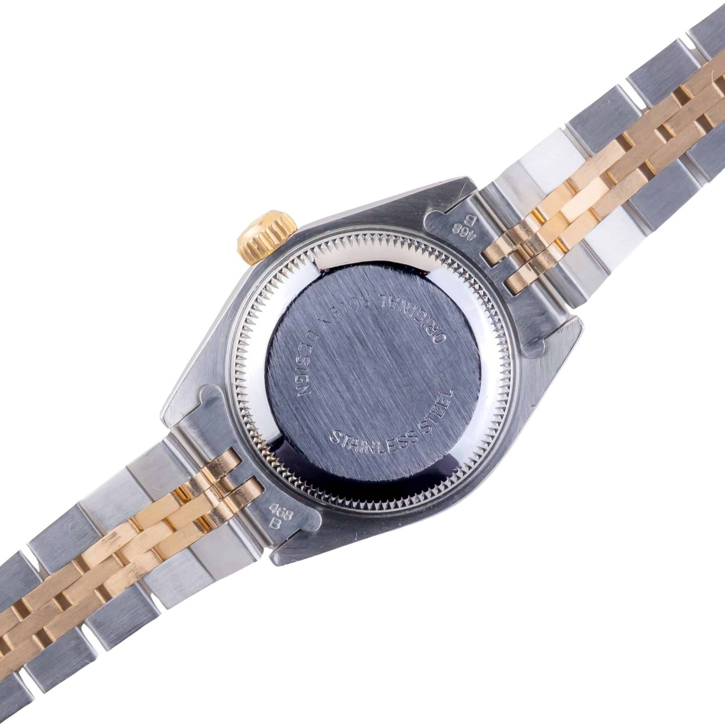 Rolex Lady-Datejust 69173 (1991) - Black dial 26 mm Gold/Steel case (4/8)