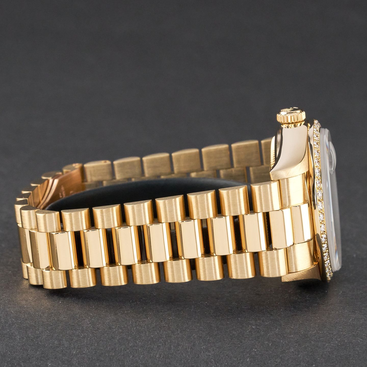 Rolex Day-Date 36 18048 (1986) - Bruin wijzerplaat 36mm Geelgoud (7/8)