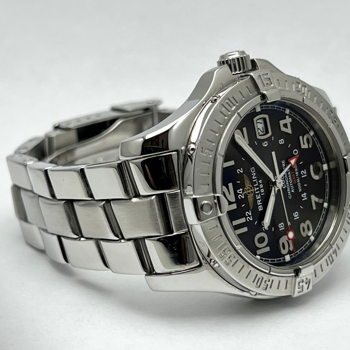 Breitling Colt GMT A32350 (2005) - Black dial 41 mm Steel case (4/10)