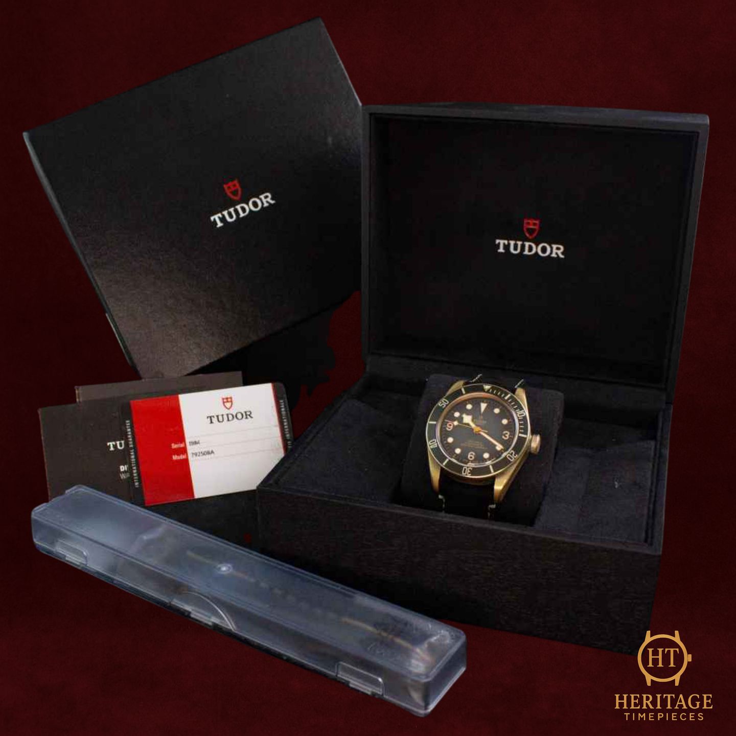 Tudor Black Bay Bronze 79250BA (2020) - Grijs wijzerplaat 43mm Brons (7/7)