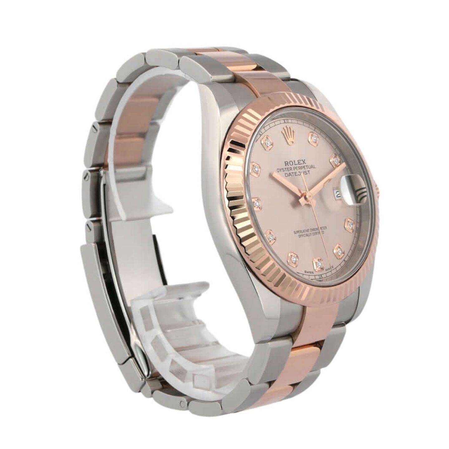 Rolex Datejust 41 126331 (2020) - Roze wijzerplaat 41mm Staal (4/8)