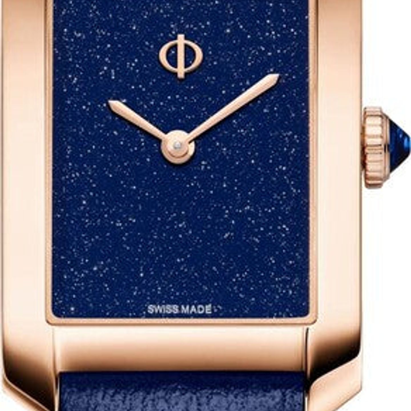 Baume & Mercier Hampton M0A10674 (2026) - Blauw wijzerplaat 35mm Roségoud (1/1)