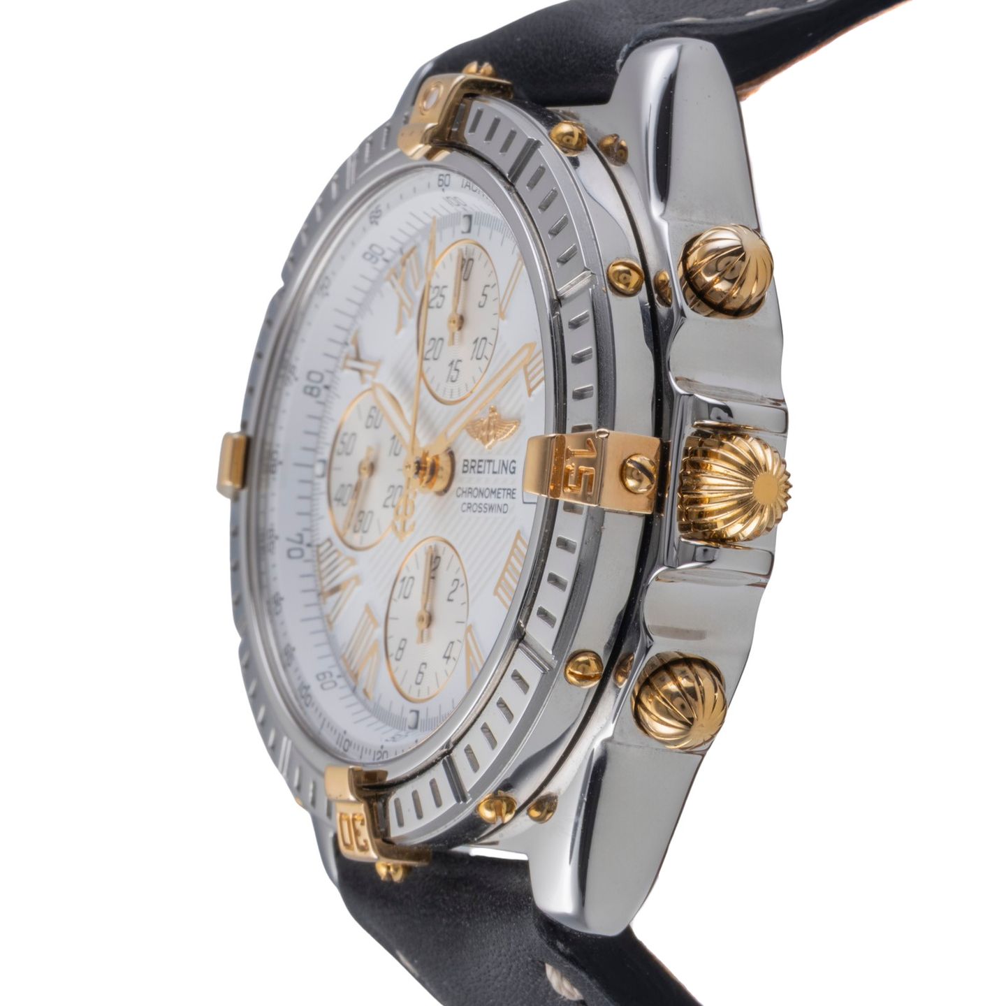 Breitling Crosswind Chronograph B13355 (2001) - White dial 43 mm Steel case (6/8)