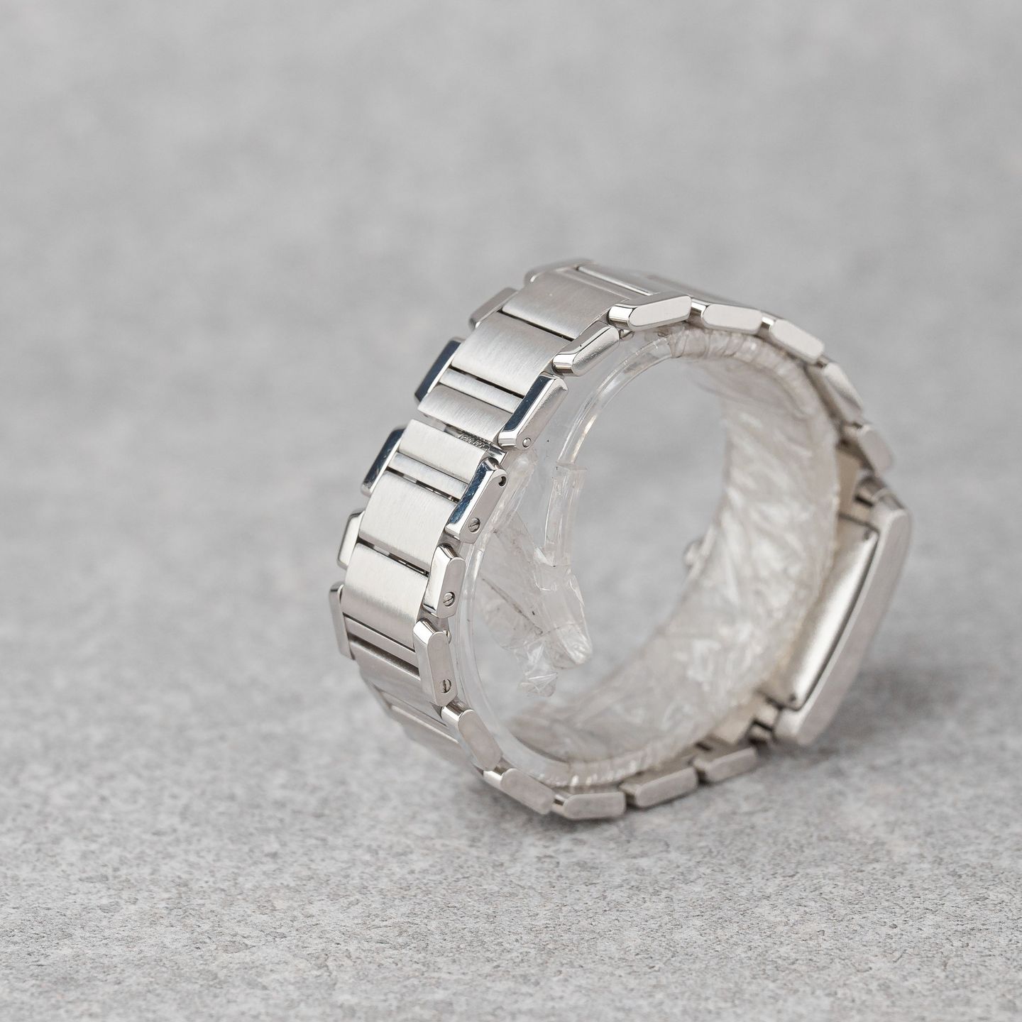 Cartier Tank Française W51011Q3 (Onbekend (willekeurig serienummer)) - Zilver wijzerplaat 25mm Staal (8/8)