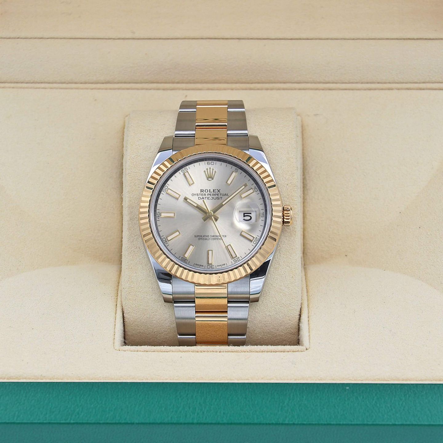 Rolex Datejust 41 126333 (Onbekend (willekeurig serienummer)) - 41mm Goud/Staal (2/5)