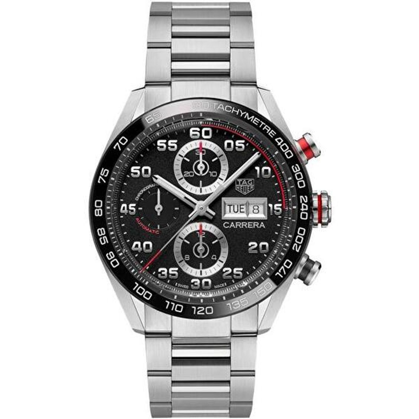 TAG Heuer Carrera Calibre 16 CBN2A1AA.BA0643 (2026) - Black dial 44 mm Steel case (1/1)
