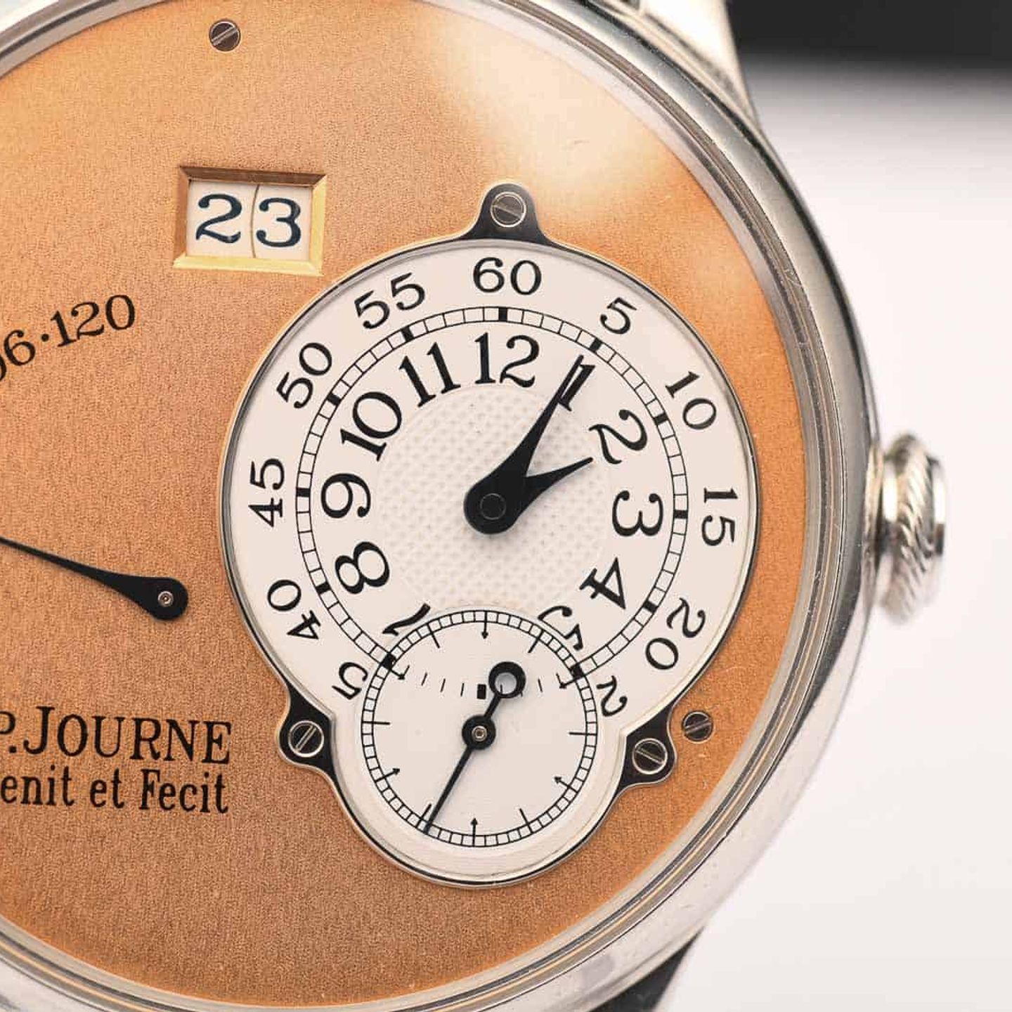 F.P. Journe Octa Unknown (2002) - Pink dial Unknown Platinum case (8/8)