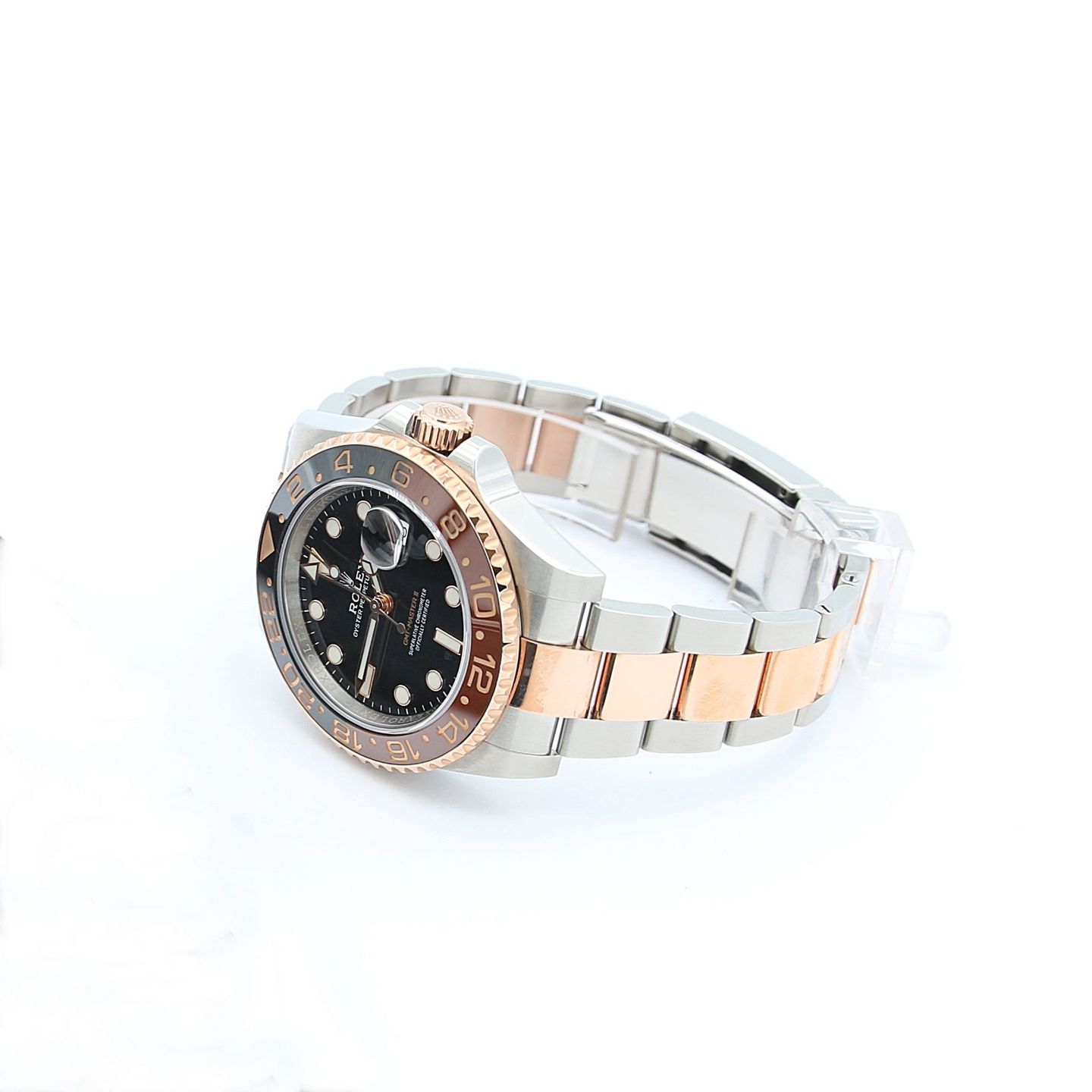 Rolex GMT-Master II 126711CHNR (Unknown (random serial)) - Black dial 40 mm Gold/Steel case (8/8)