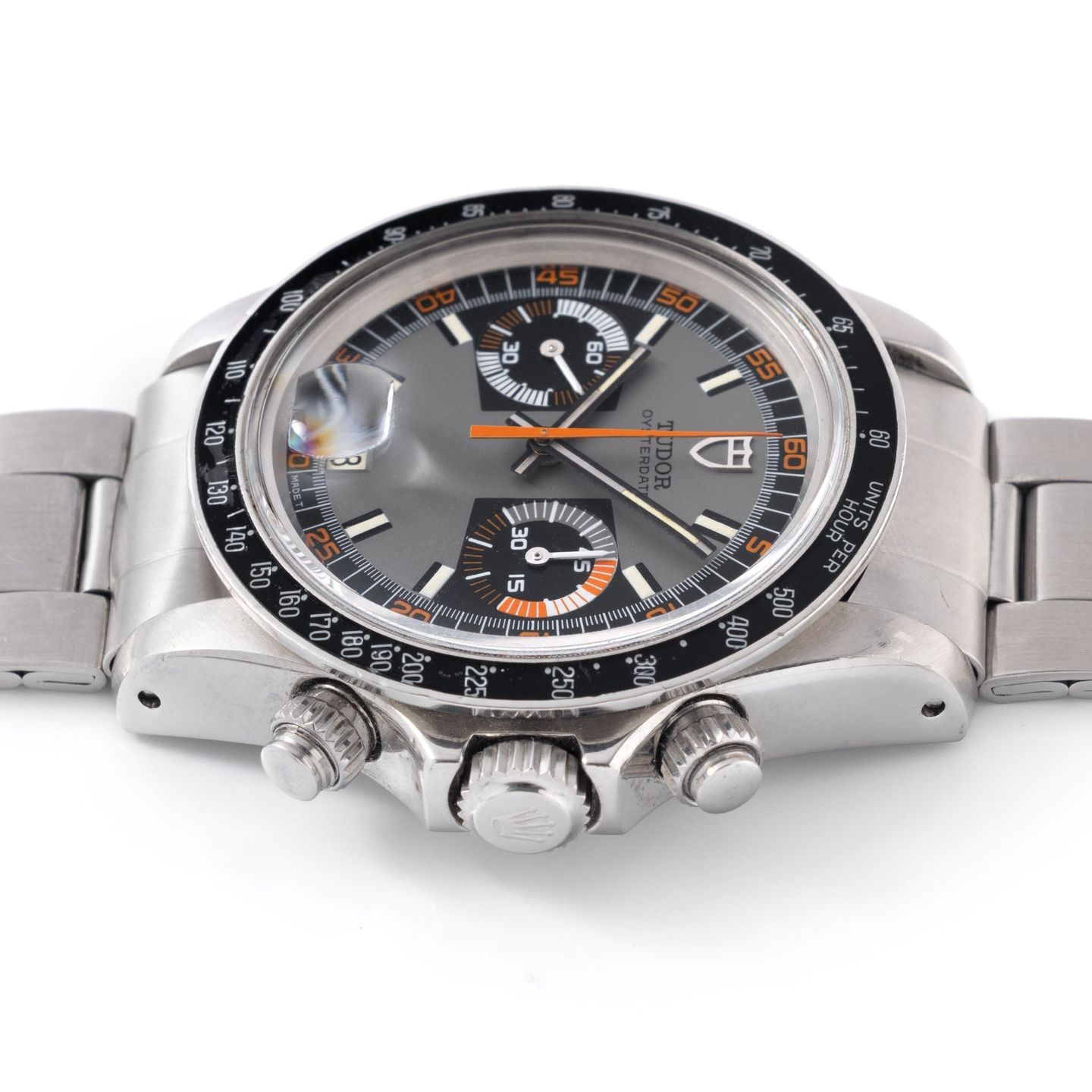 Tudor Montecarlo 7149 (1972) - Grey dial 40 mm Steel case (5/8)