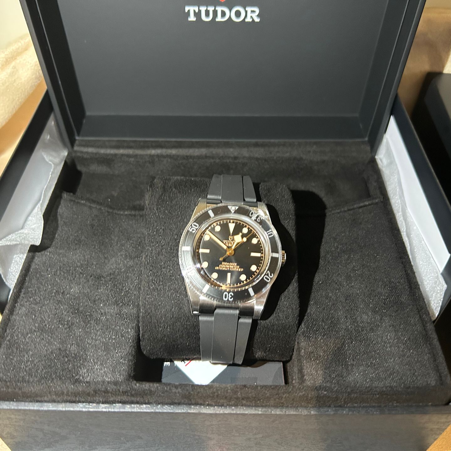 Tudor Black Bay 54 79000N (2024) - Black dial 37 mm Steel case (3/7)