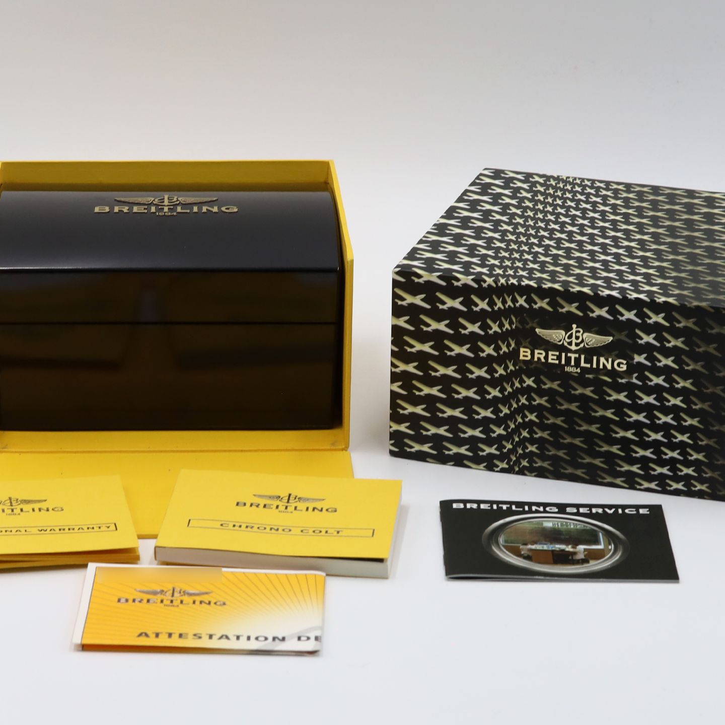 Breitling Colt Chronograph A73380-018 (Unknown (random serial)) - Black dial 41 mm Steel case (8/8)