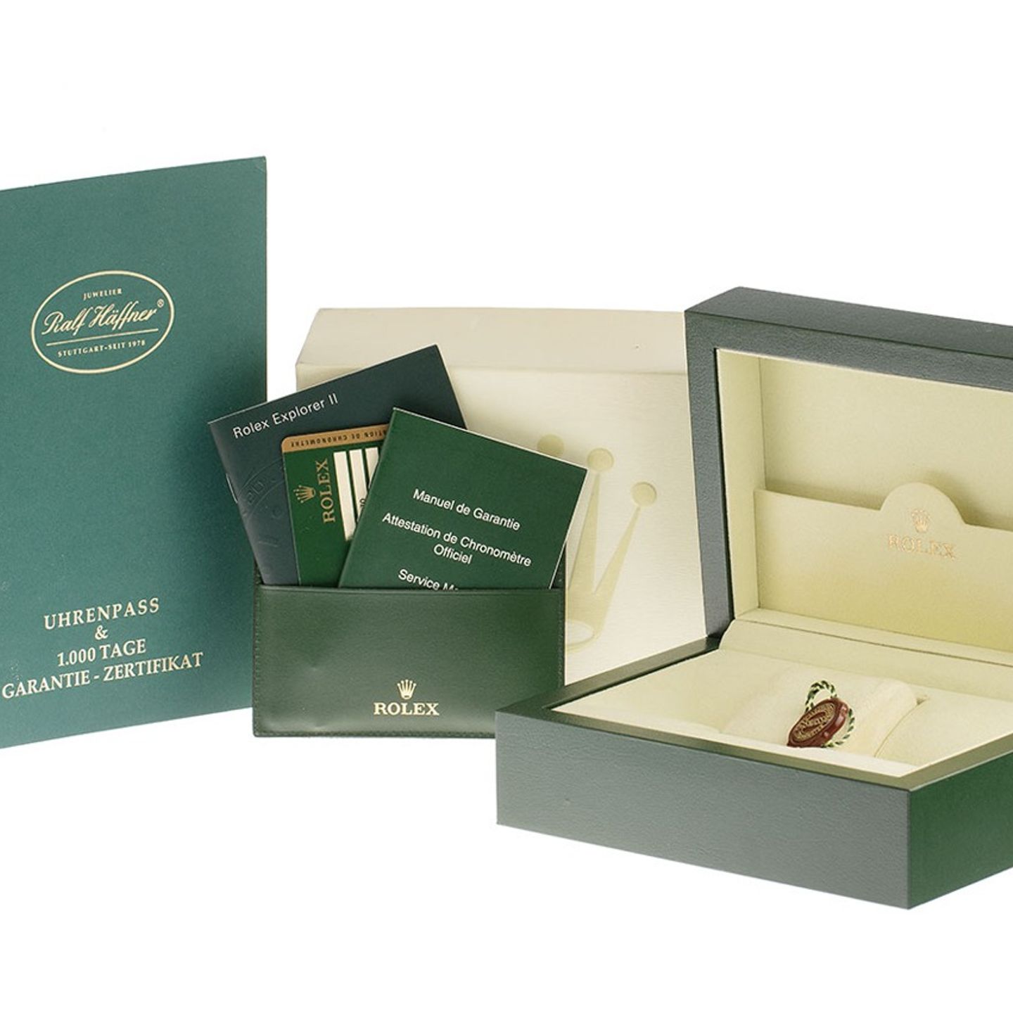 Rolex Explorer II 216570 (2013) - Wit wijzerplaat 42mm Staal (2/8)