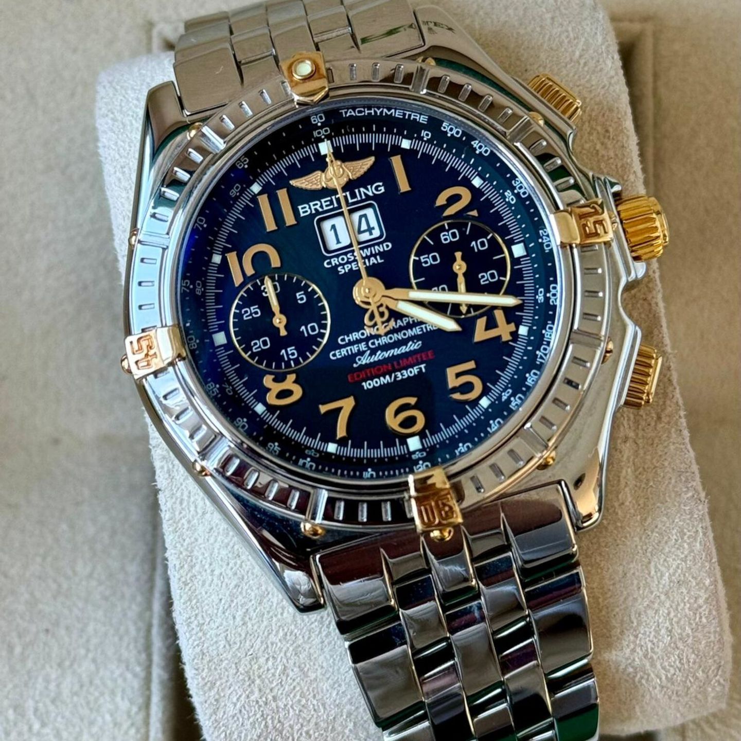 Breitling Crosswind Special B44356 (2004) - Black dial 44 mm Steel case (1/7)